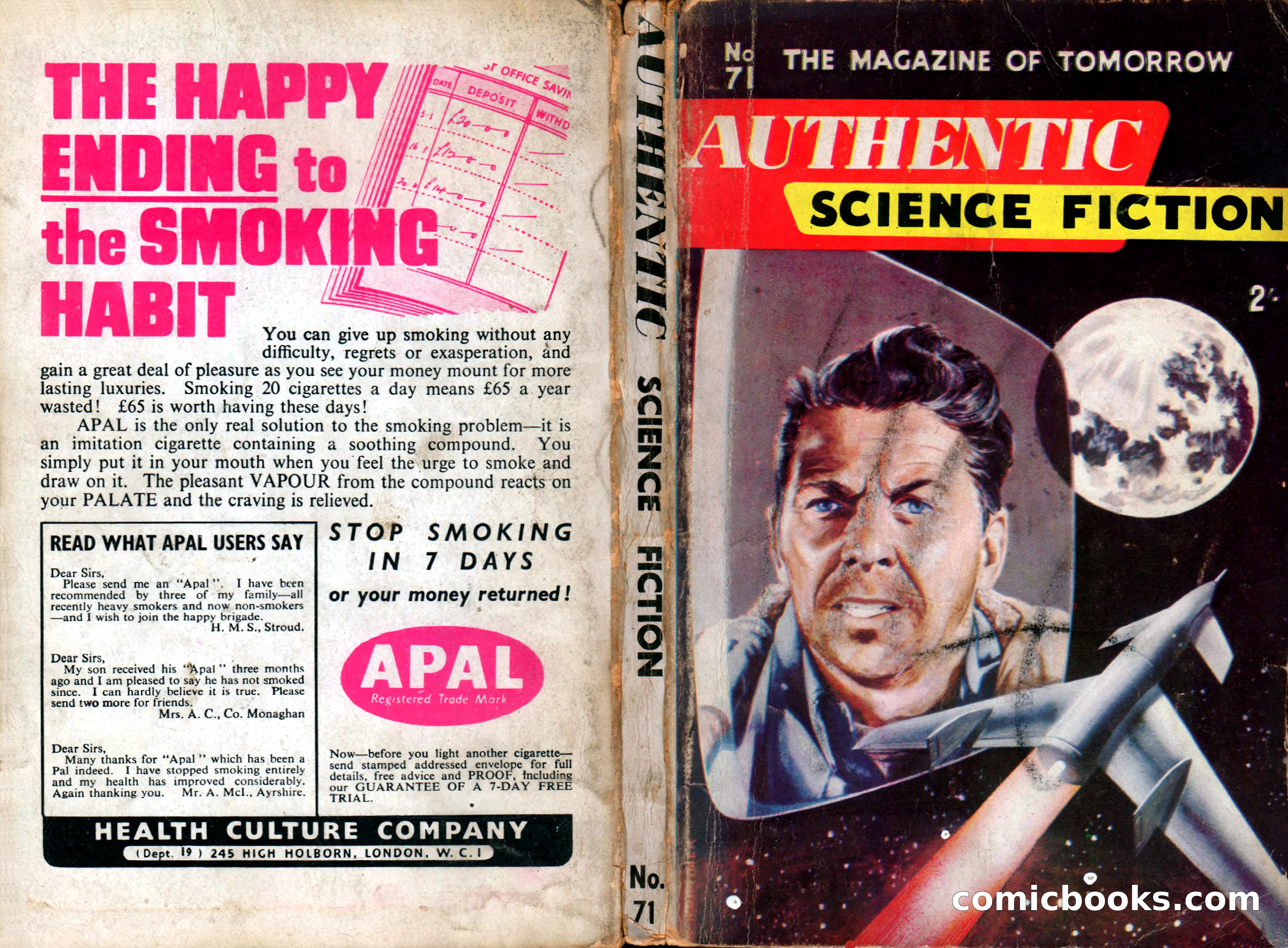 Authentic Science Fiction Monthly No. 71 — page 164 of 164