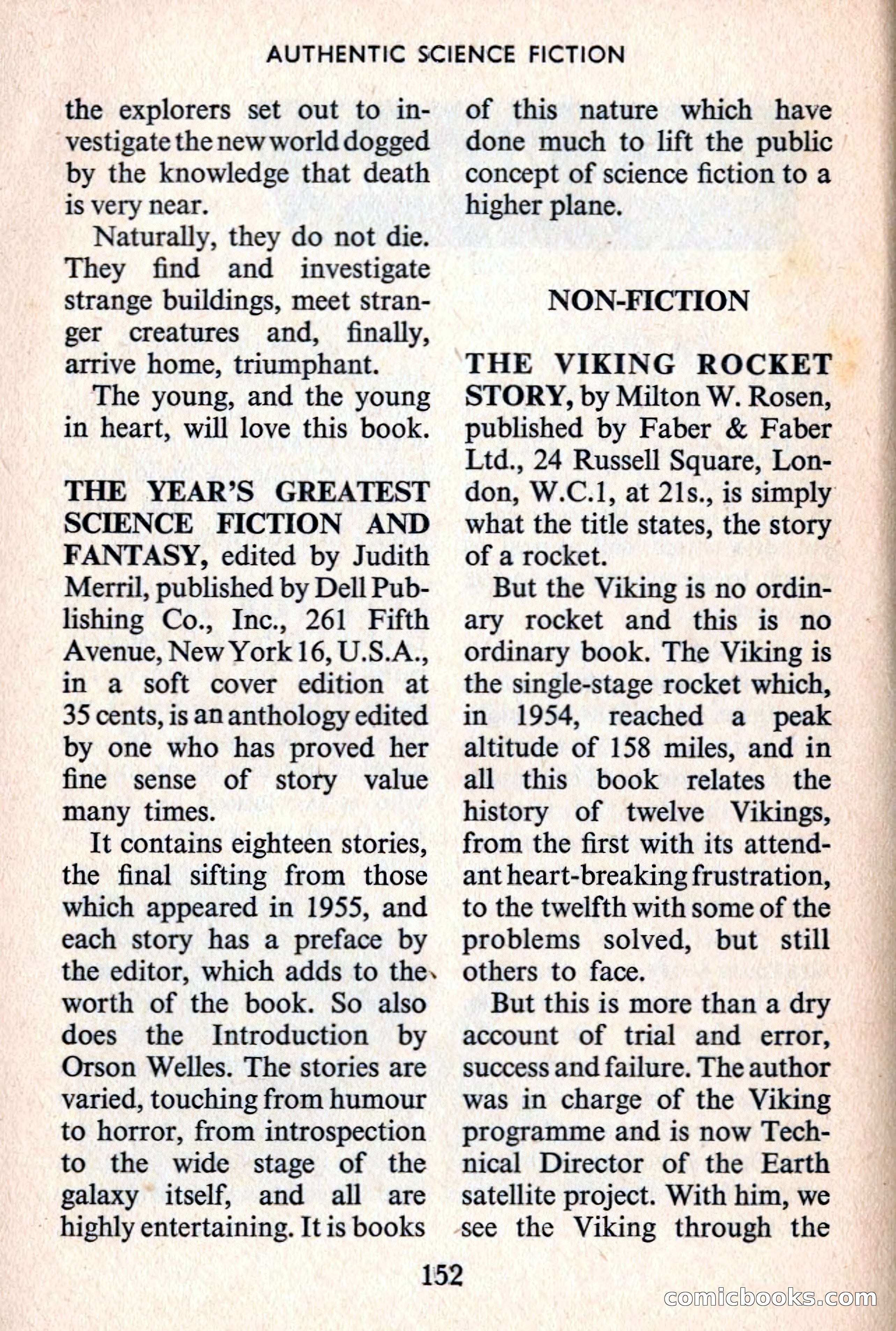 Authentic Science Fiction Monthly No. 72 — page 153 of 162