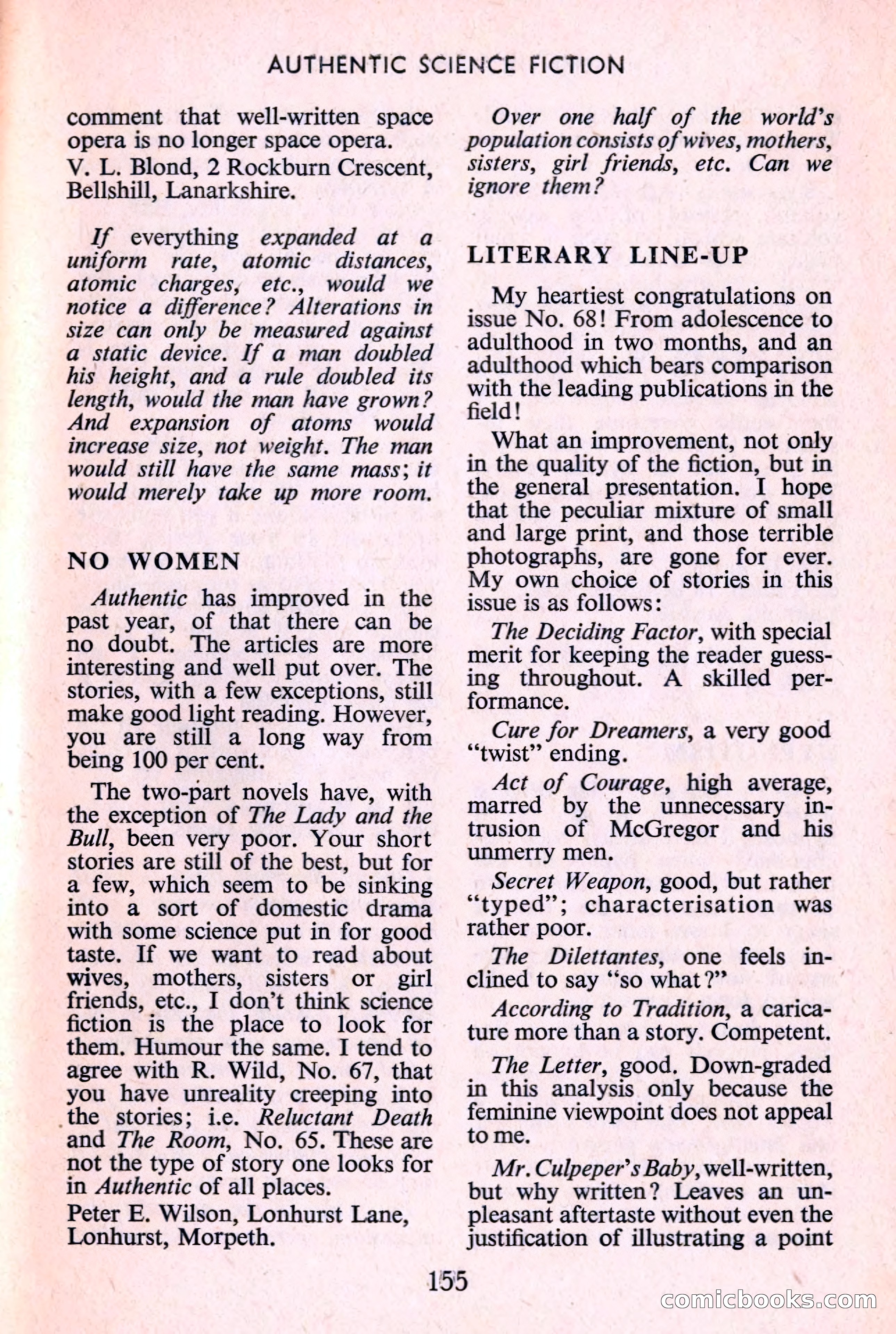 Authentic Science Fiction Monthly No. 72 — page 156 of 162
