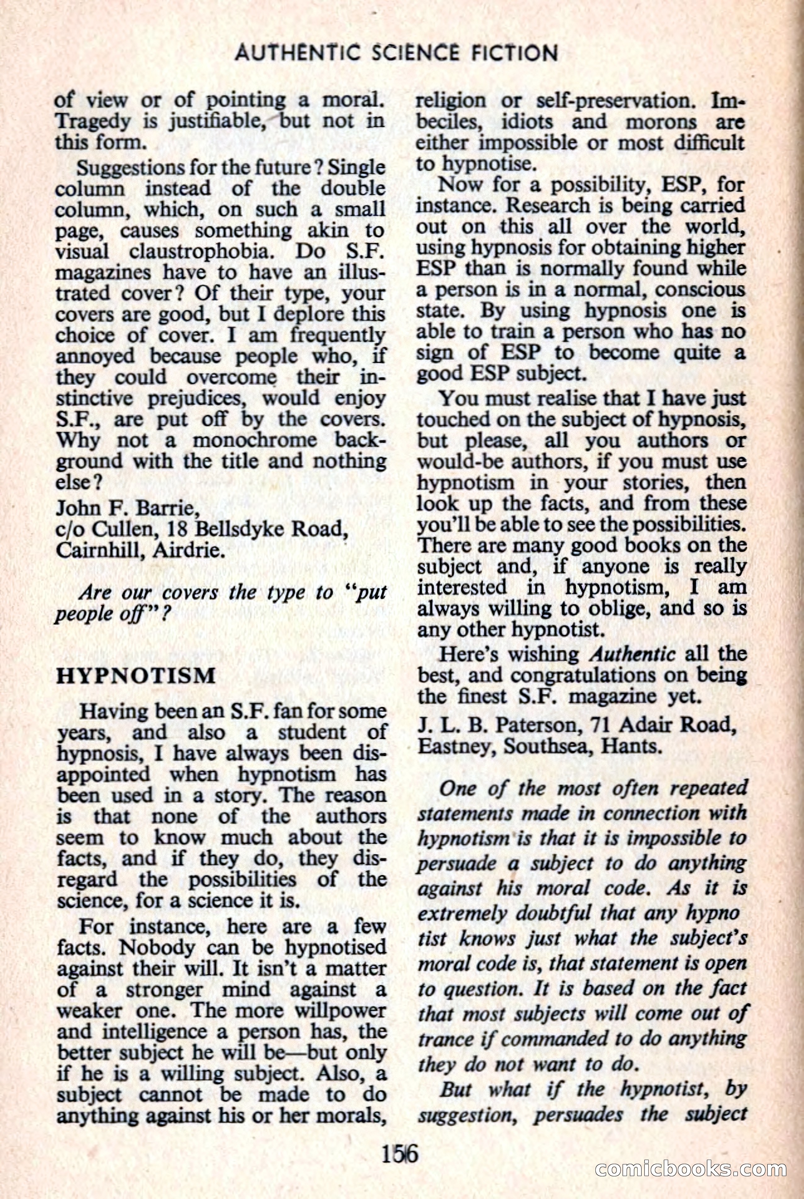 Authentic Science Fiction Monthly No. 72 — page 157 of 162