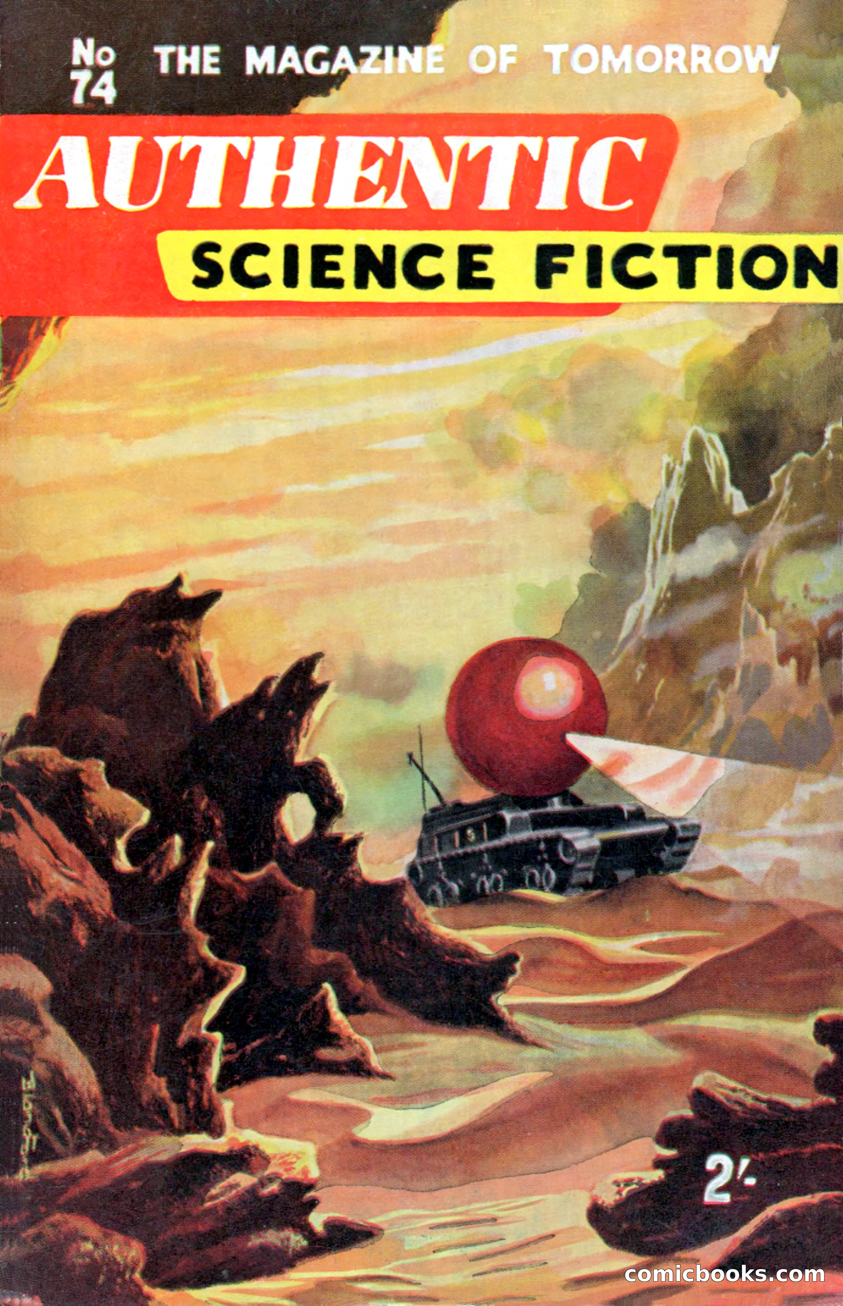 Authentic Science Fiction Monthly, No. 74