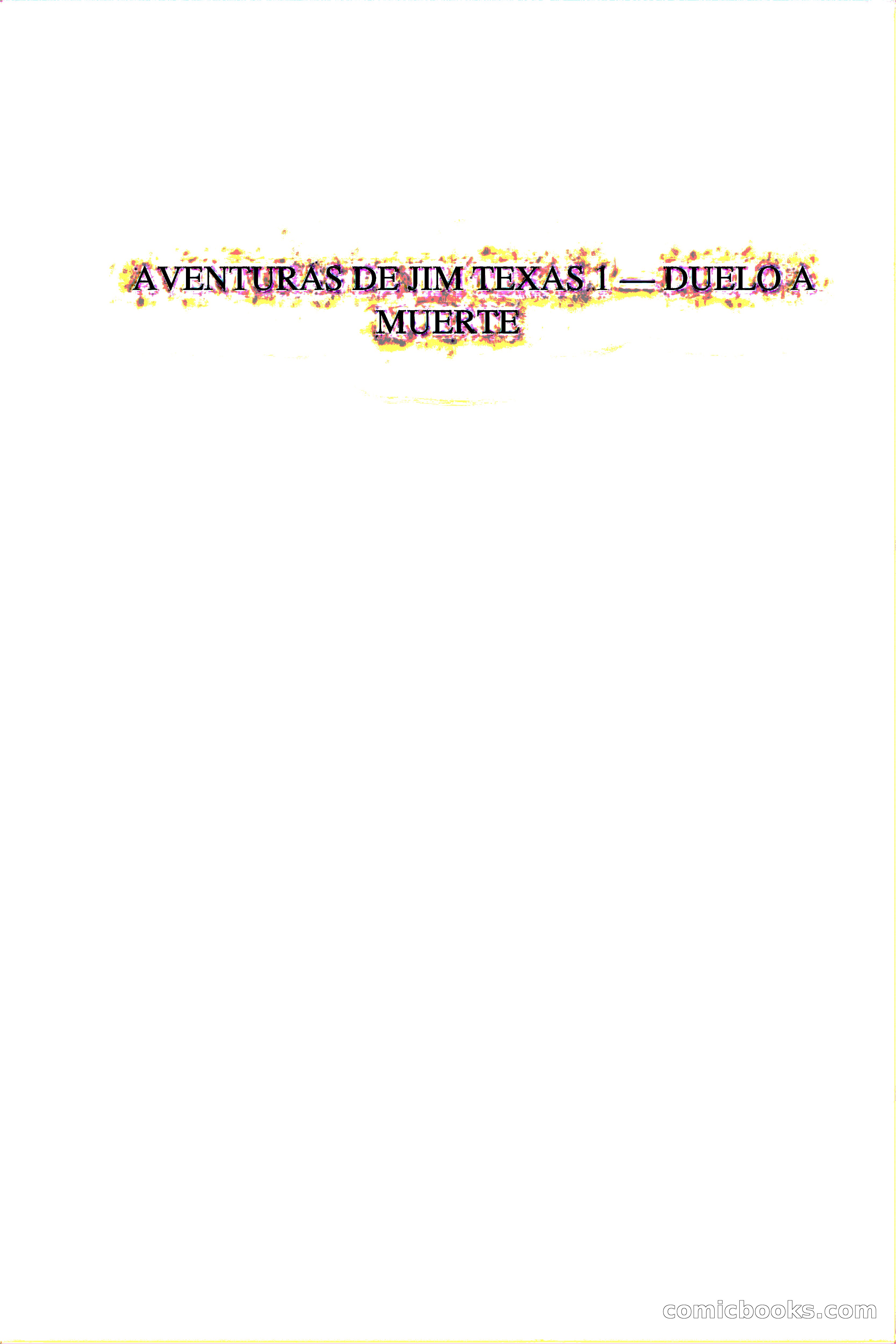 Aventuras de Jim Texas: Duelo a Muerte — page 2 of 92