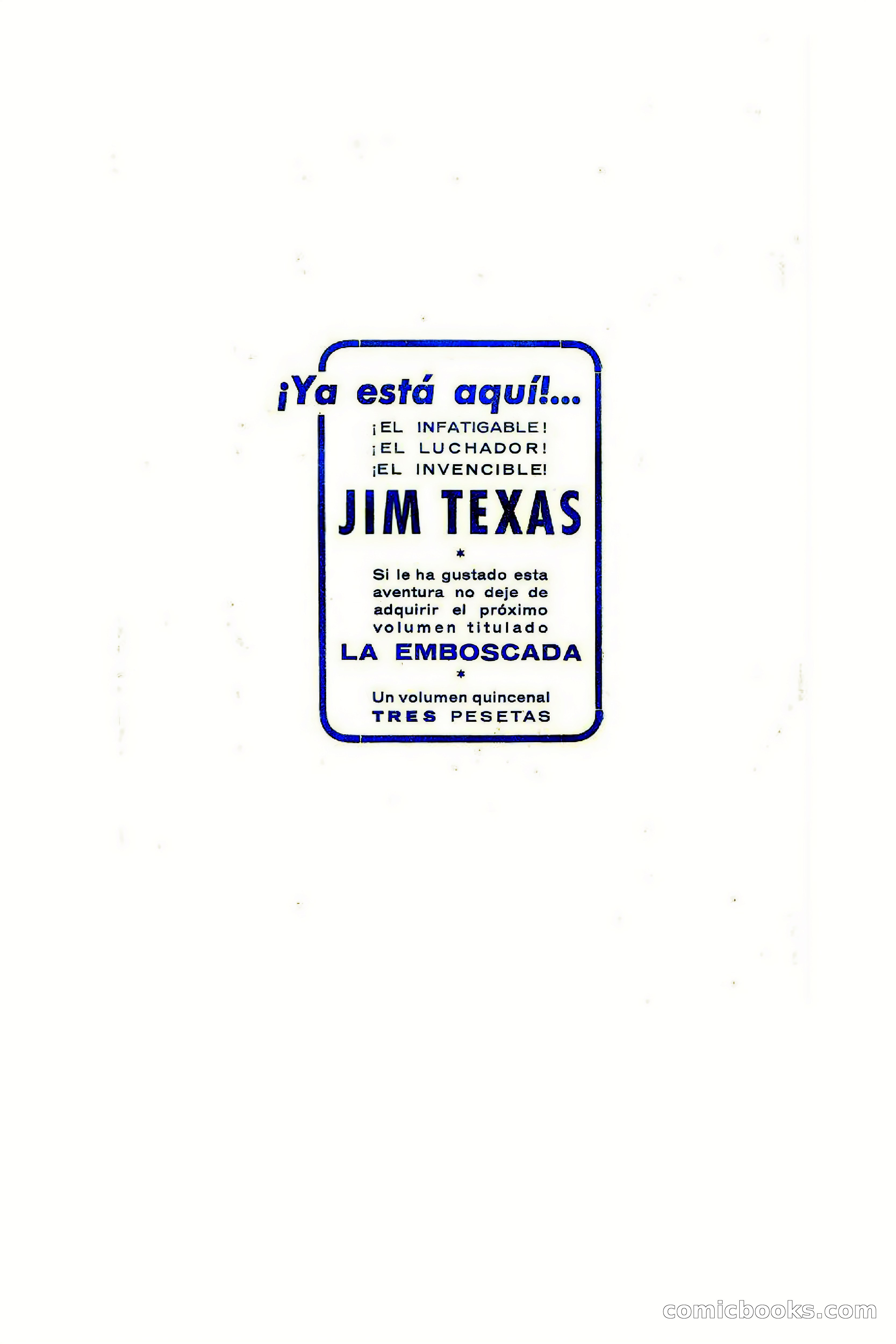 Aventuras de Jim Texas: Duelo a Muerte — page 92 of 92