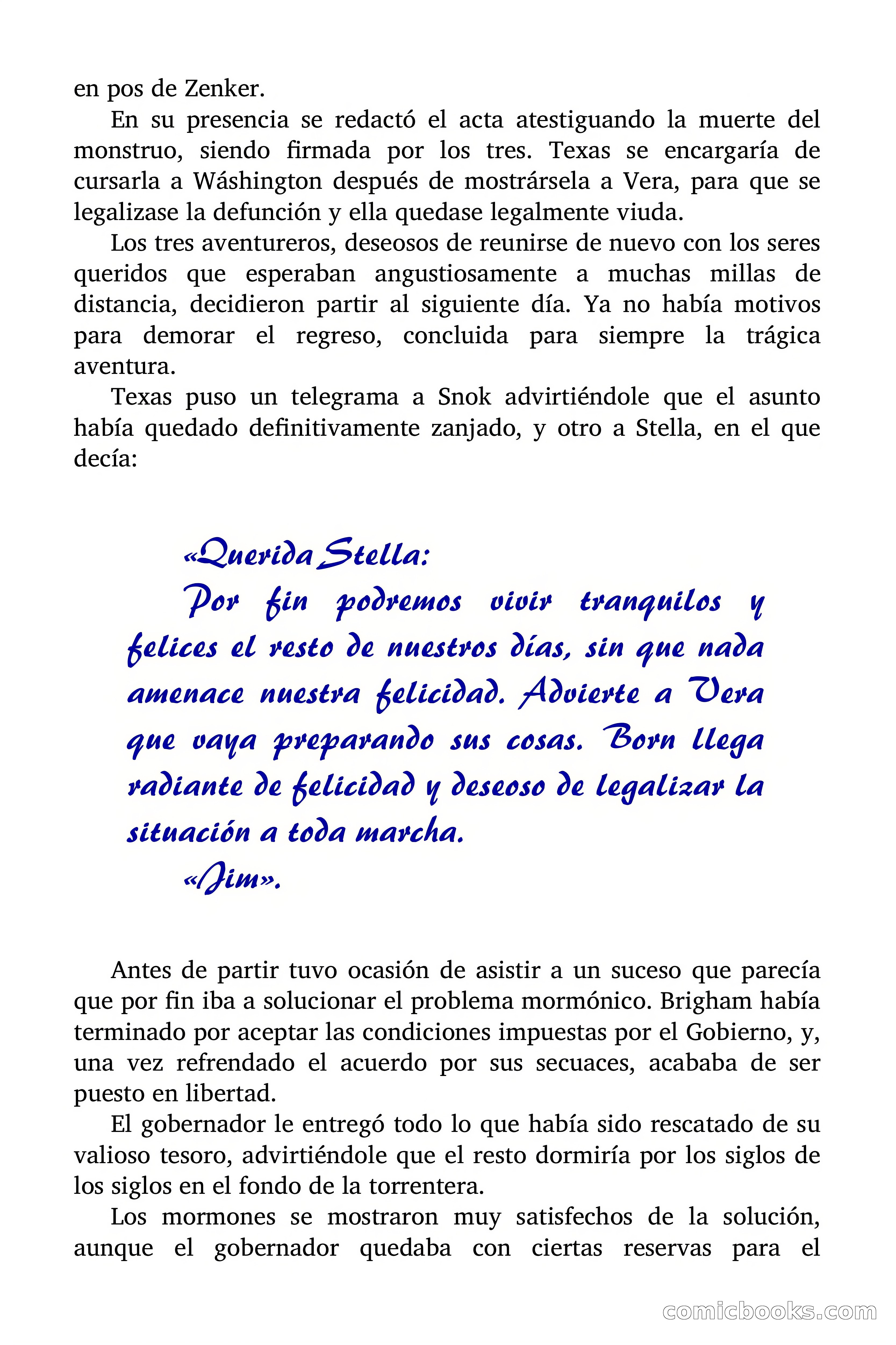 Aventuras de Jim Texas: El monstruo — page 98 of 102