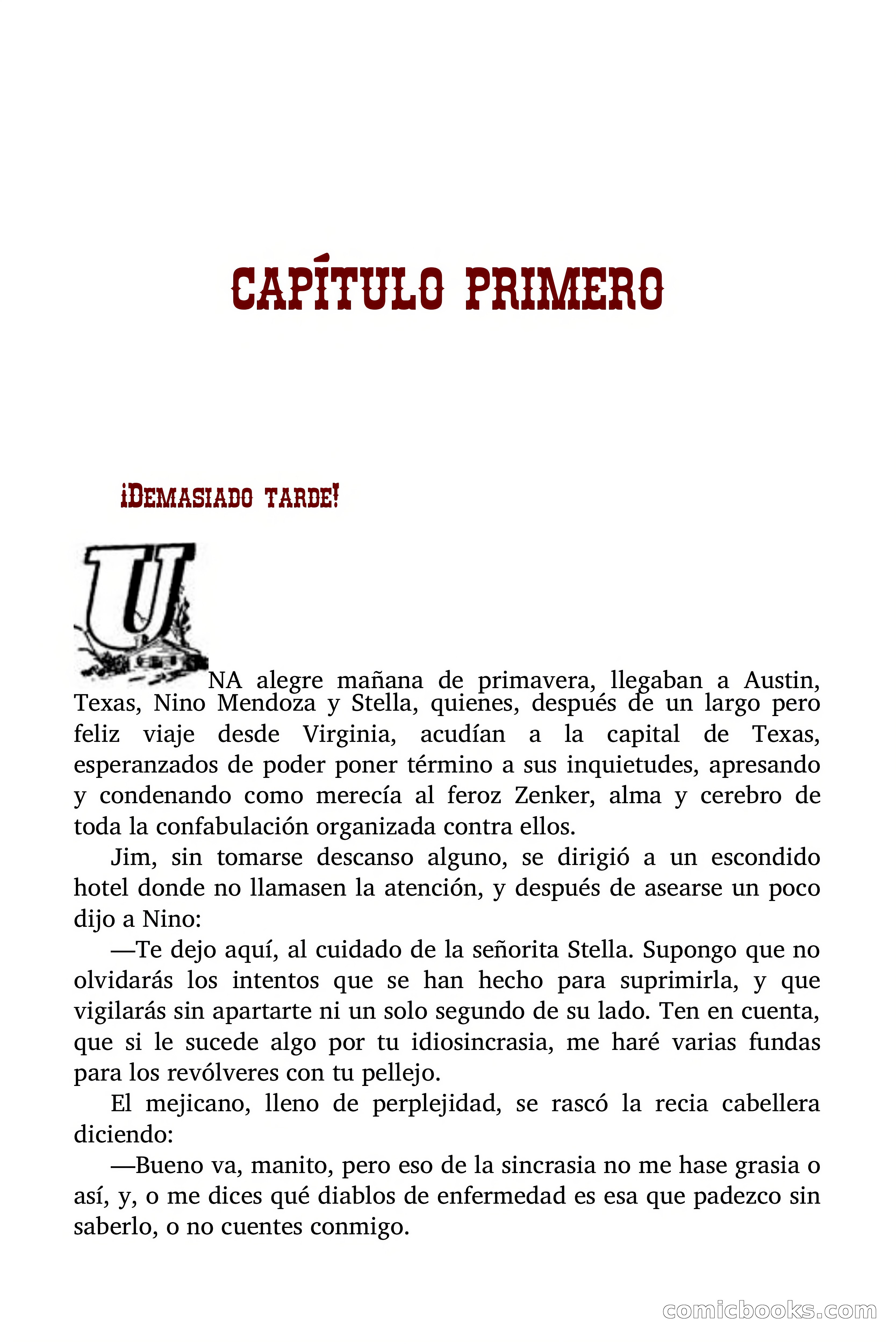 Aventuras de Jim Texas: La herencia trágica — page 5 of 104