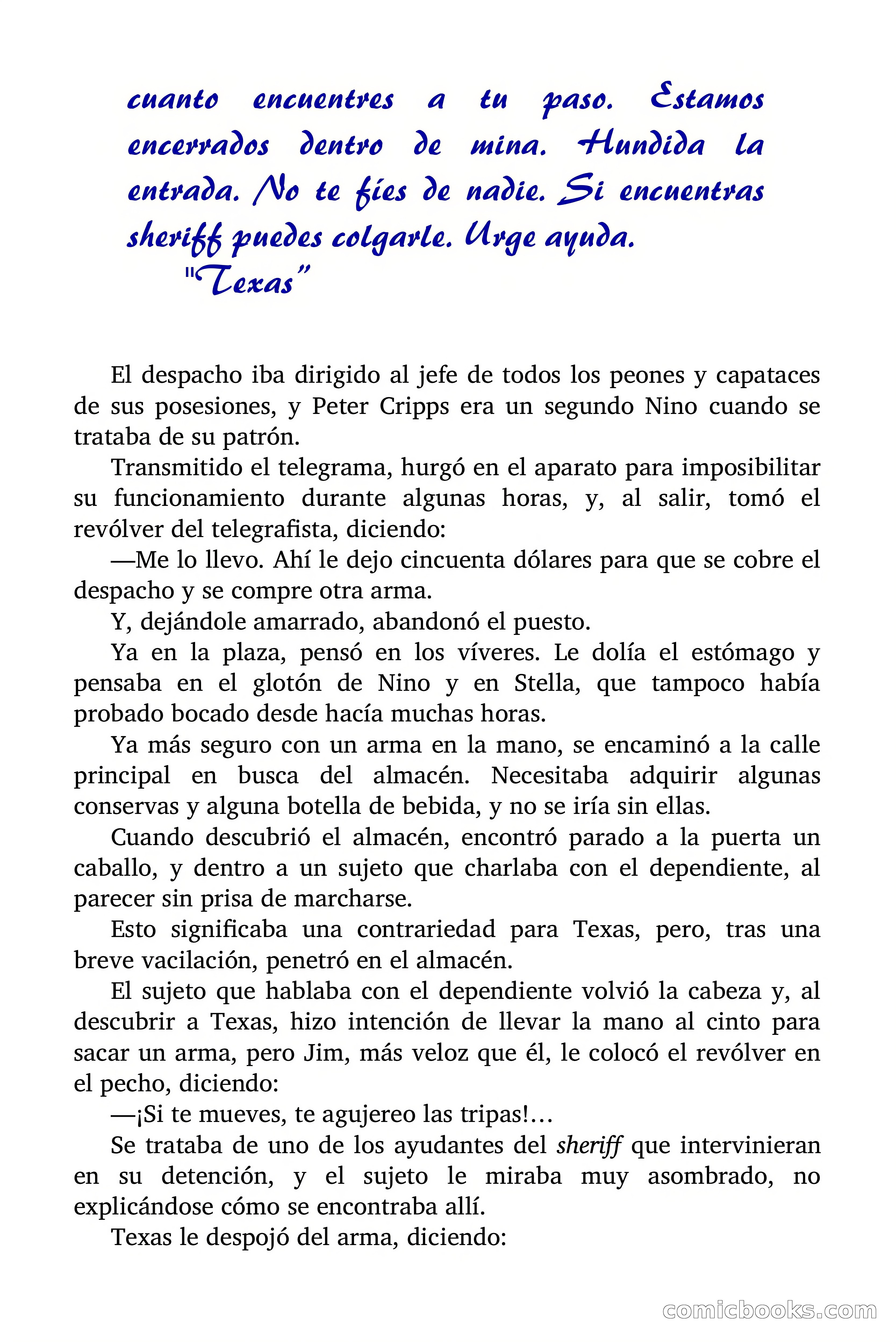 Aventuras de Jim Texas: La herencia trágica — page 77 of 104