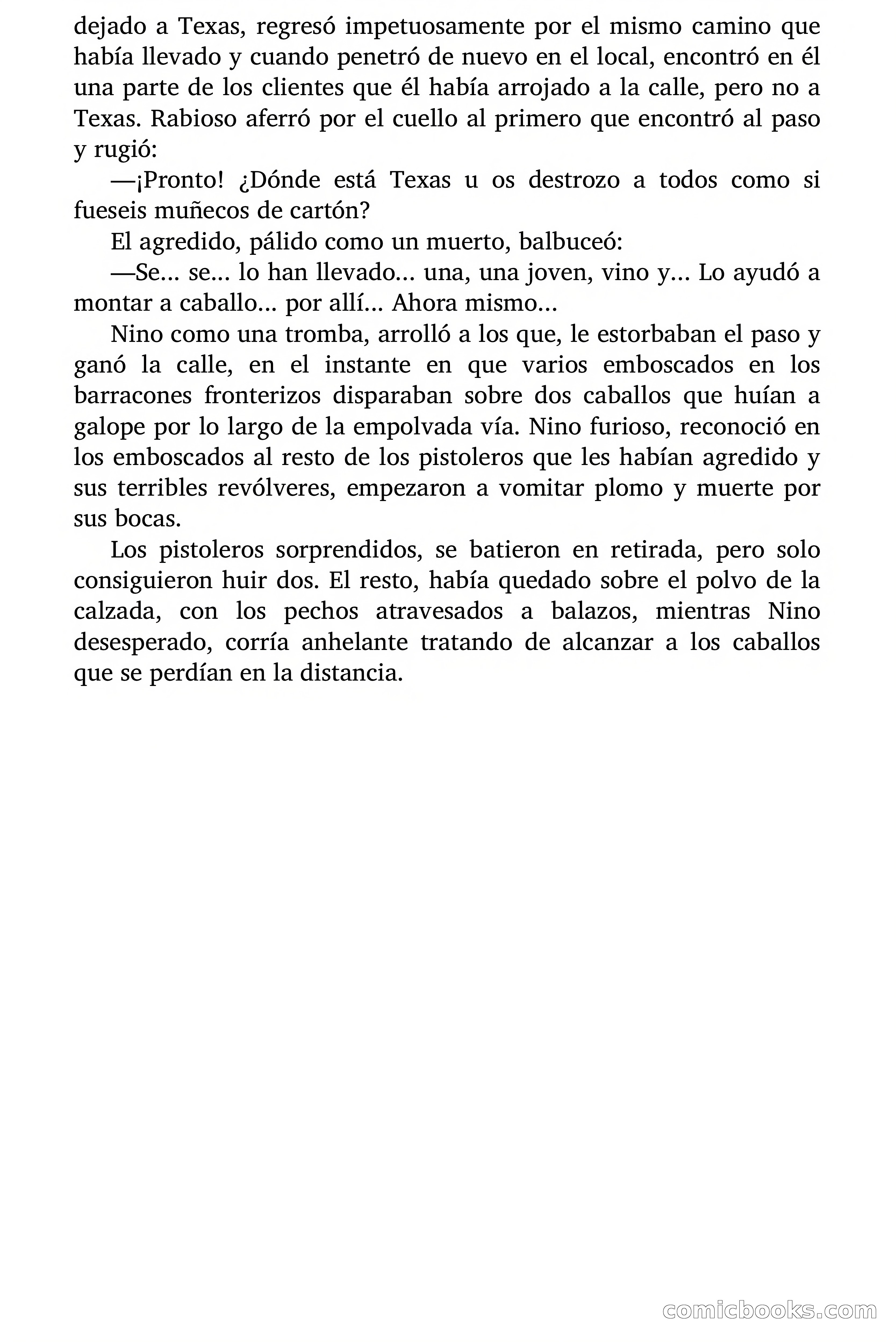 Aventuras de Jim: Texas — La carrera de la muerte — page 73 of 87