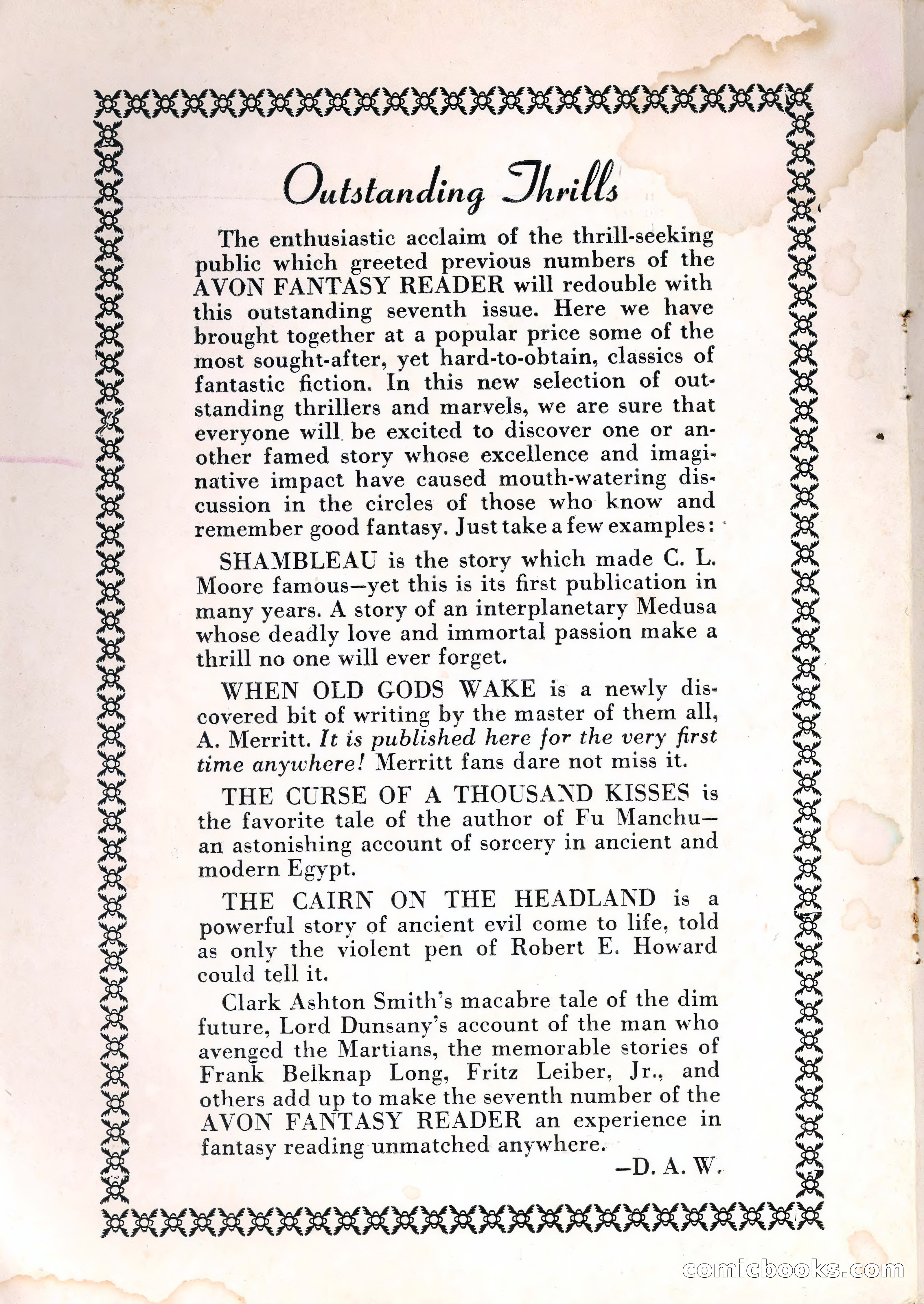 Avon Fantasy Reader No. 7 — page 2 of 132