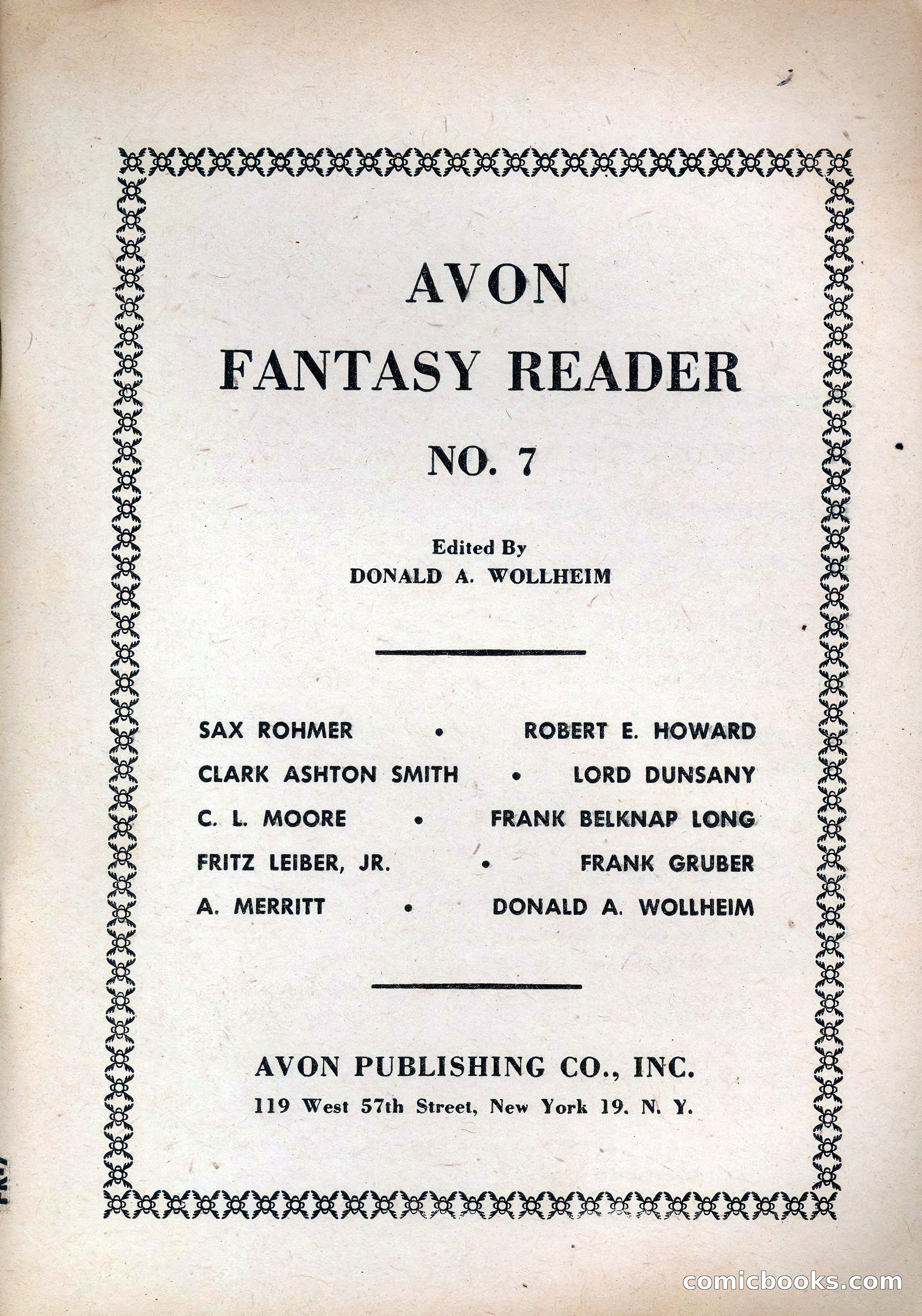 Avon Fantasy Reader No. 7 — page 5 of 132