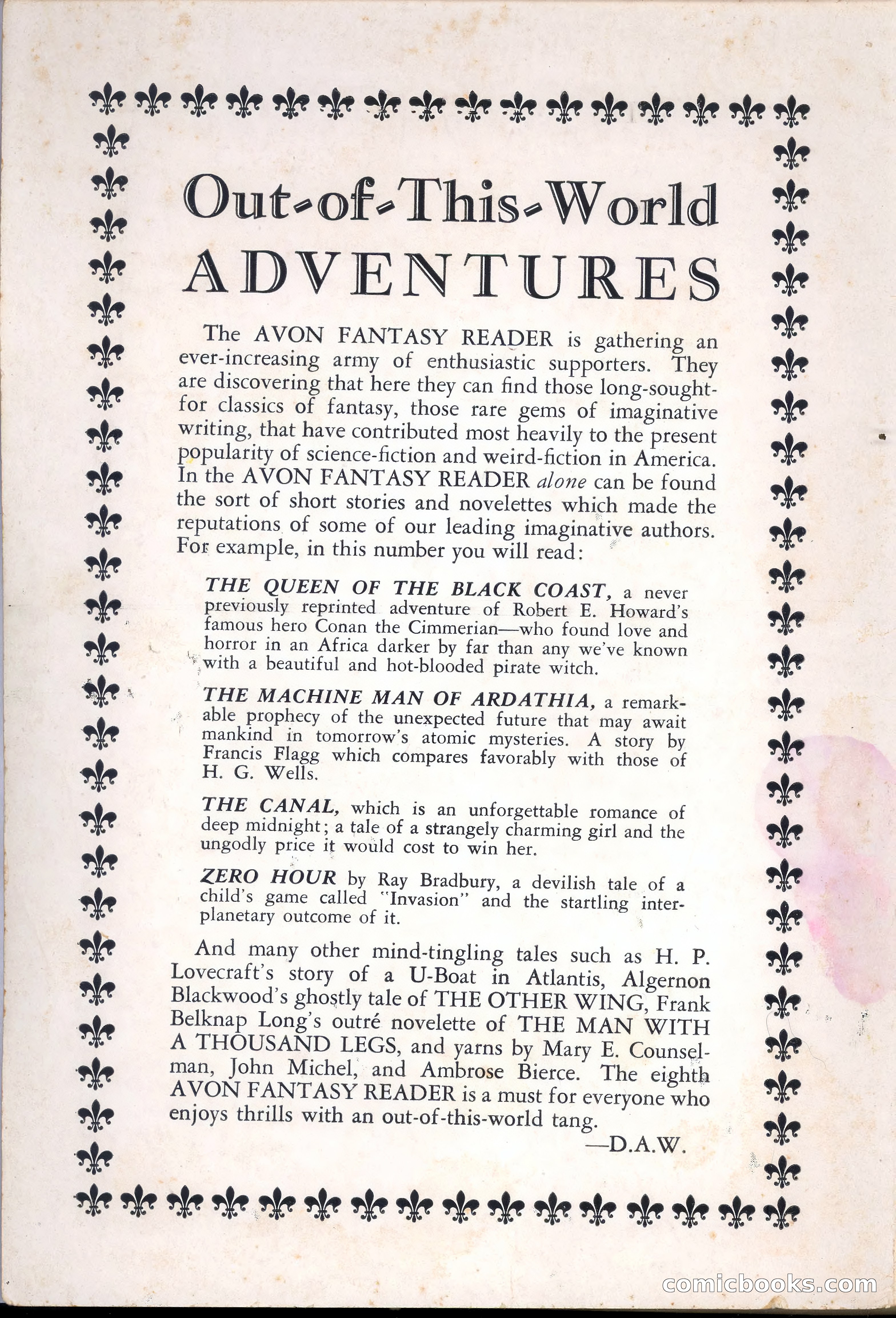 Avon Fantasy Reader No. 8 — page 2 of 132