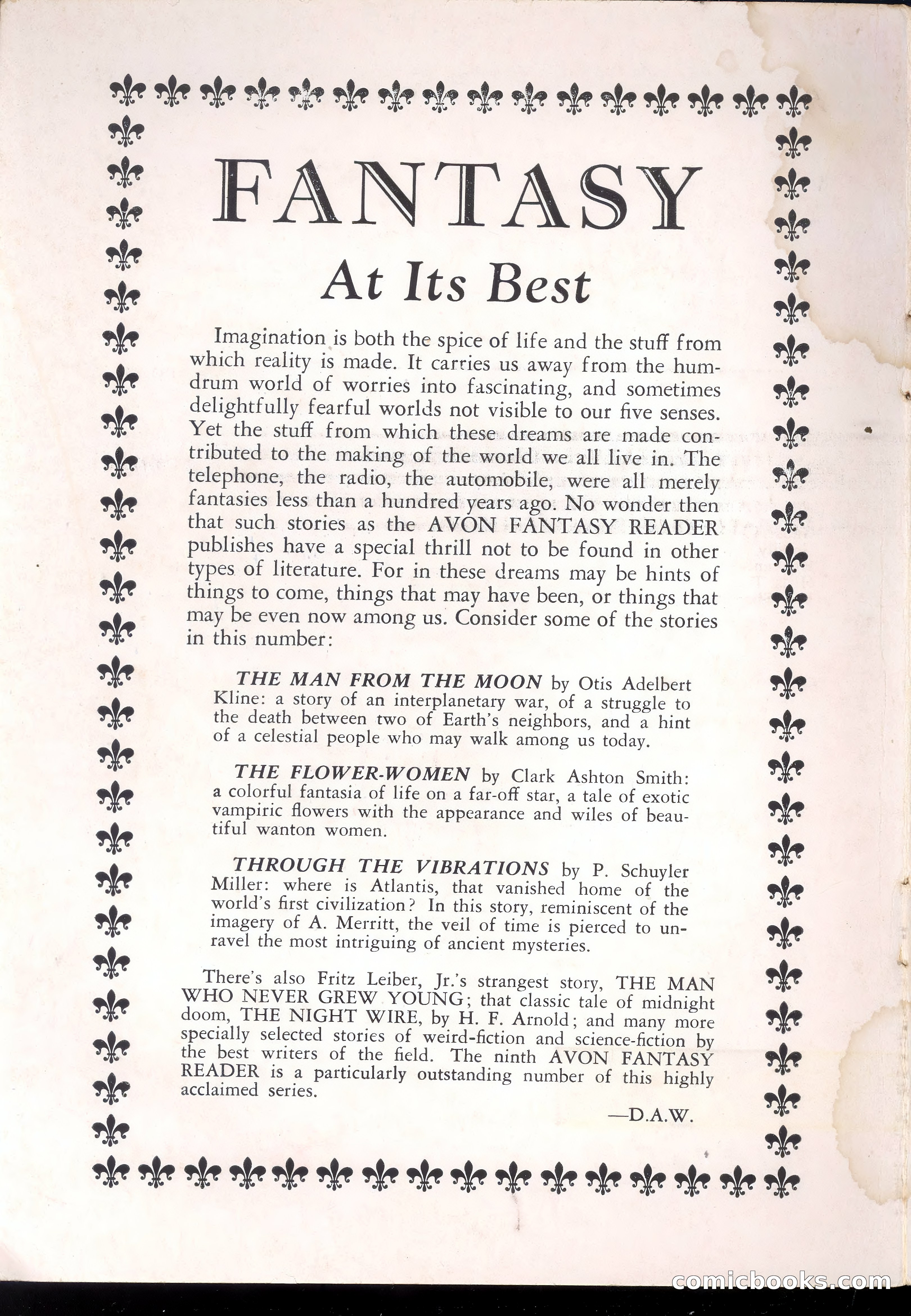 Avon Fantasy Reader No. 9 — page 2 of 132