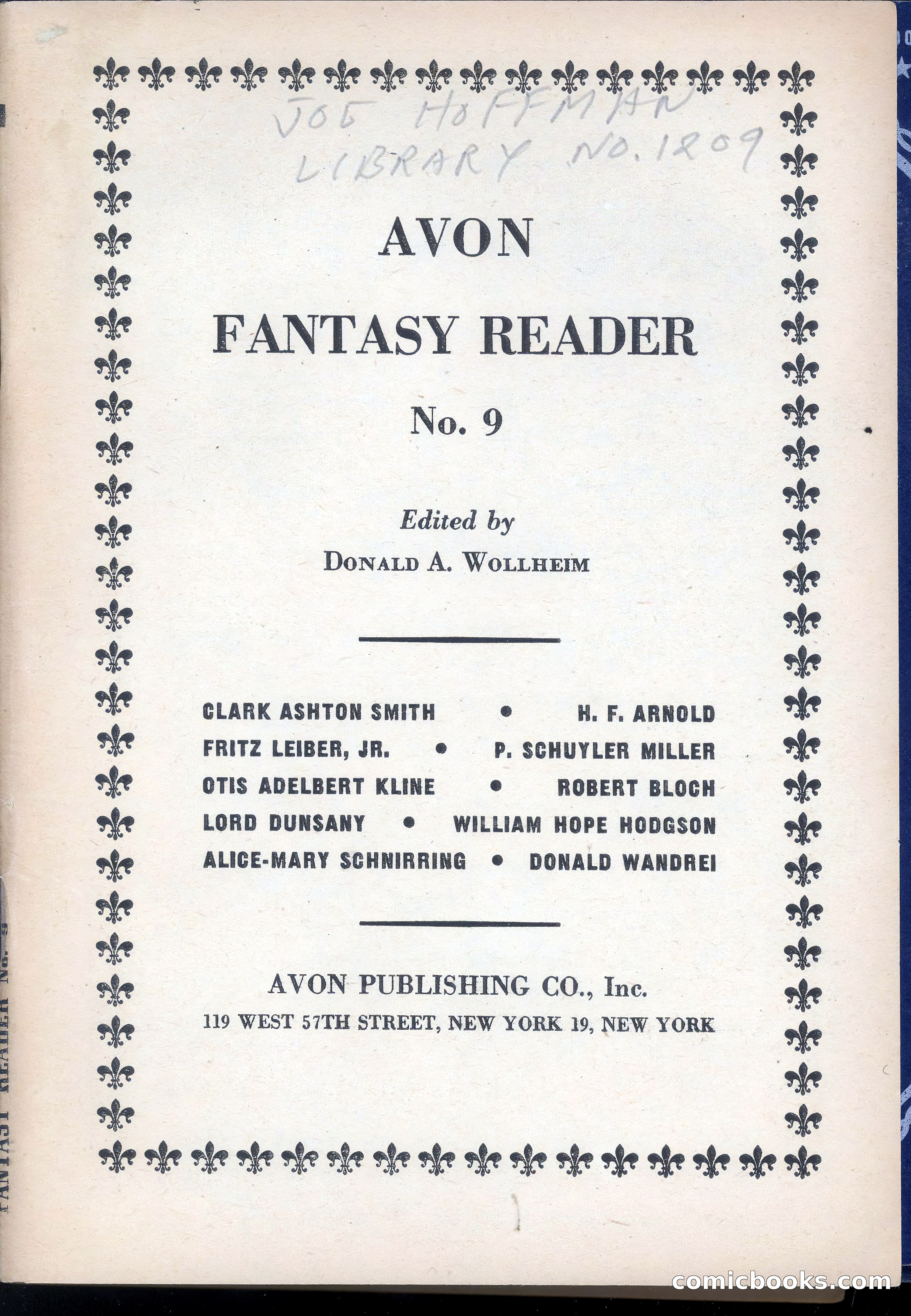 Avon Fantasy Reader No. 9 — page 3 of 132