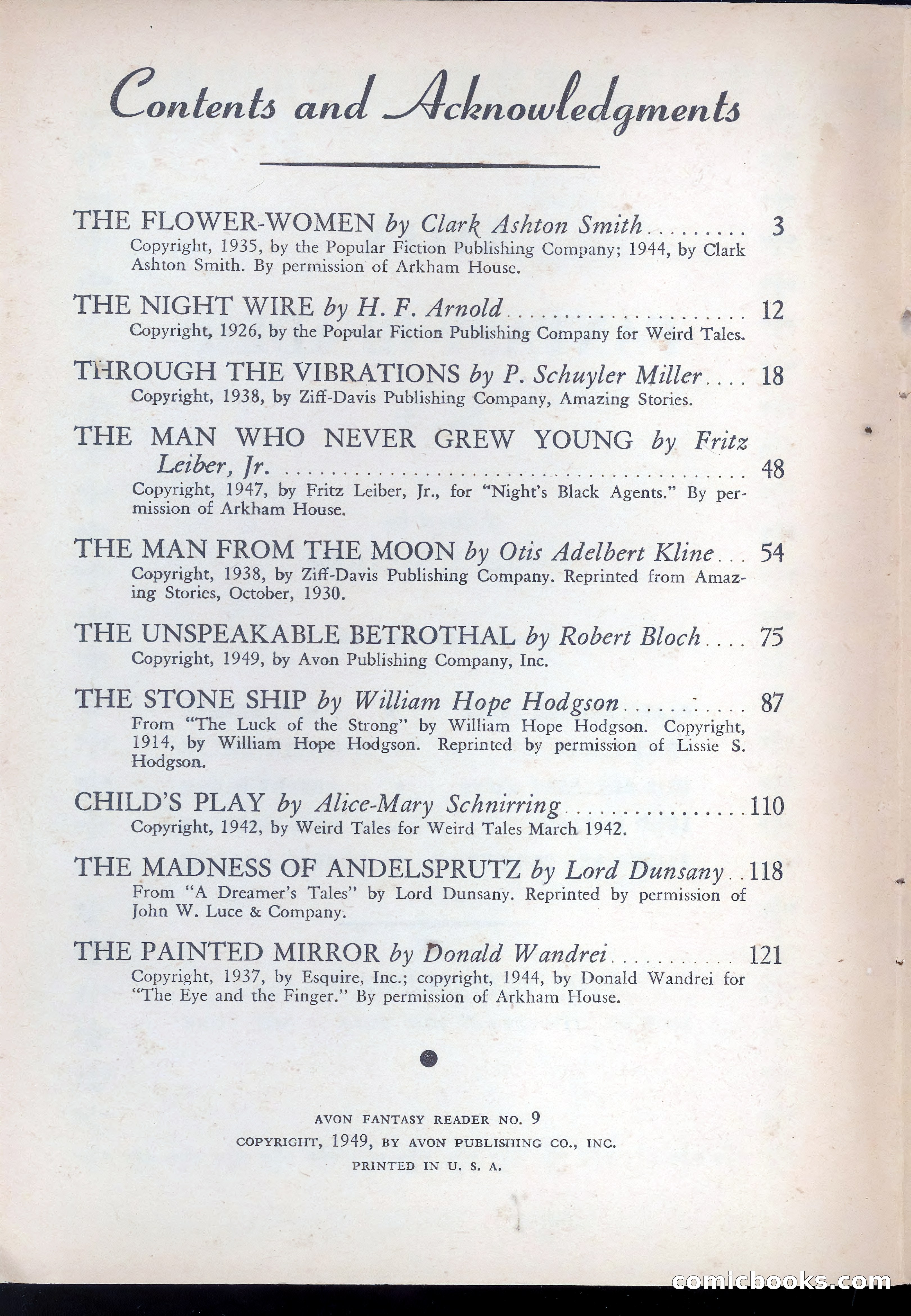 Avon Fantasy Reader No. 9 — page 4 of 132