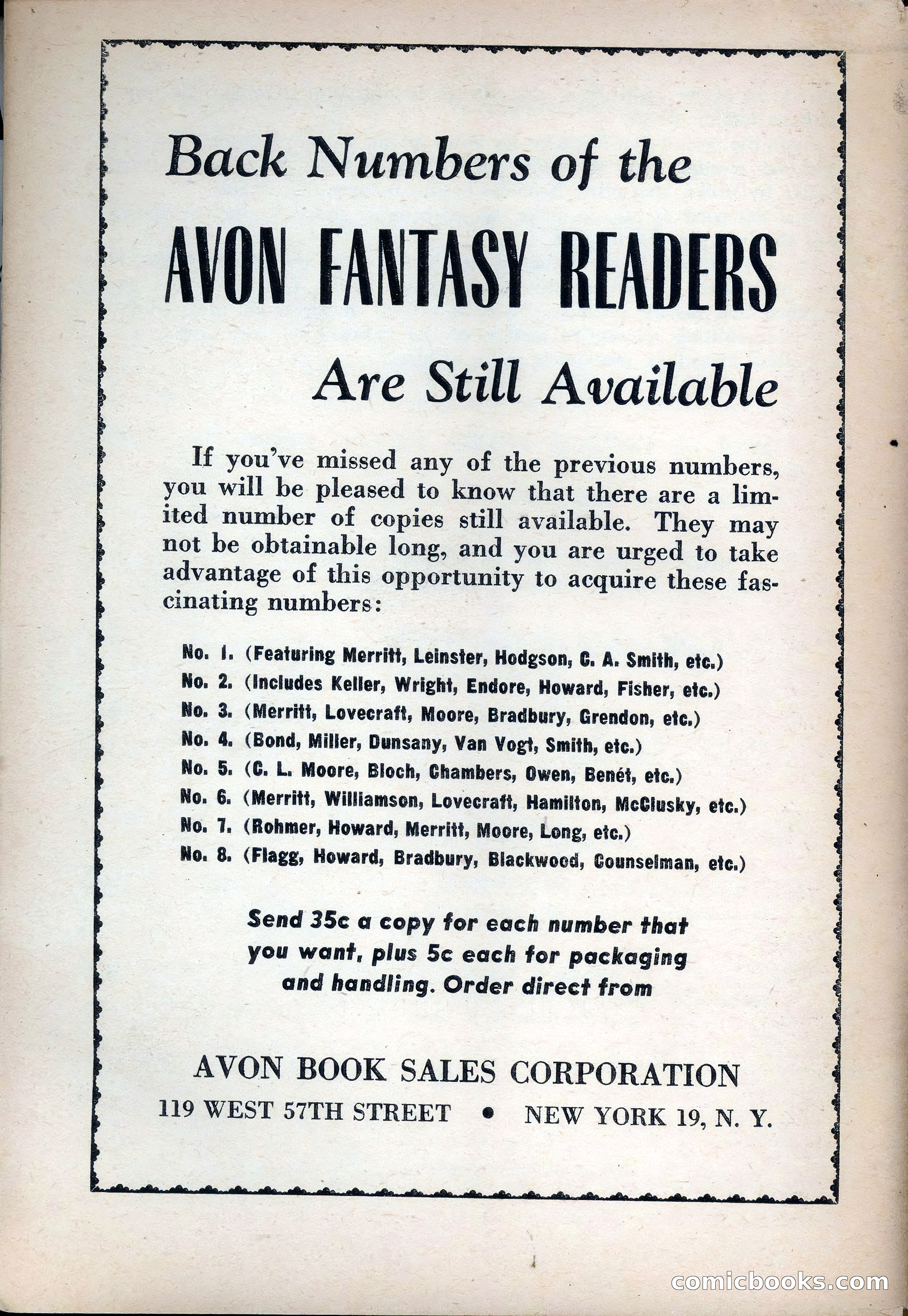 Avon Fantasy Reader No. 9 — page 130 of 132