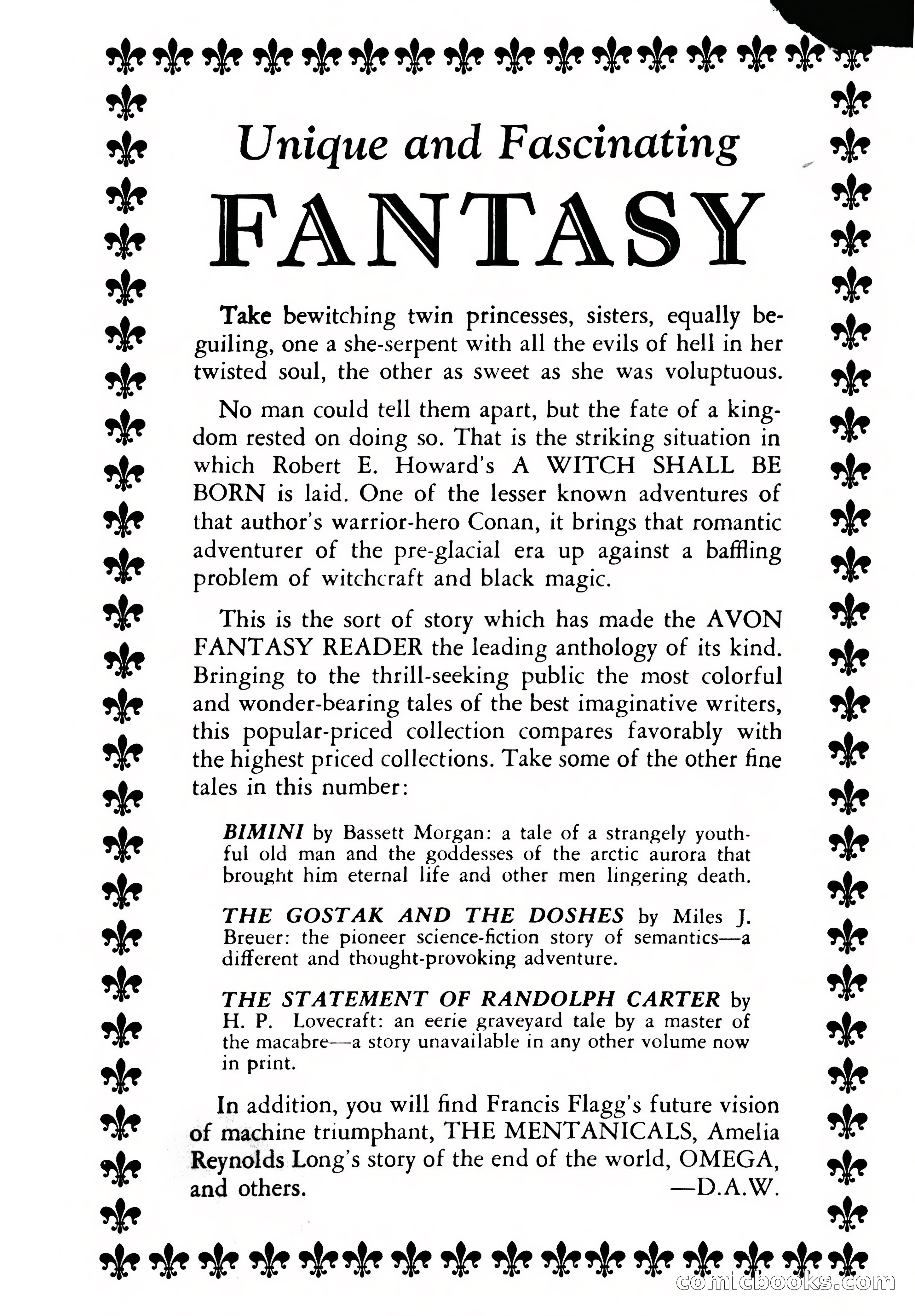Avon Fantasy Reader No. 10 — page 2 of 133