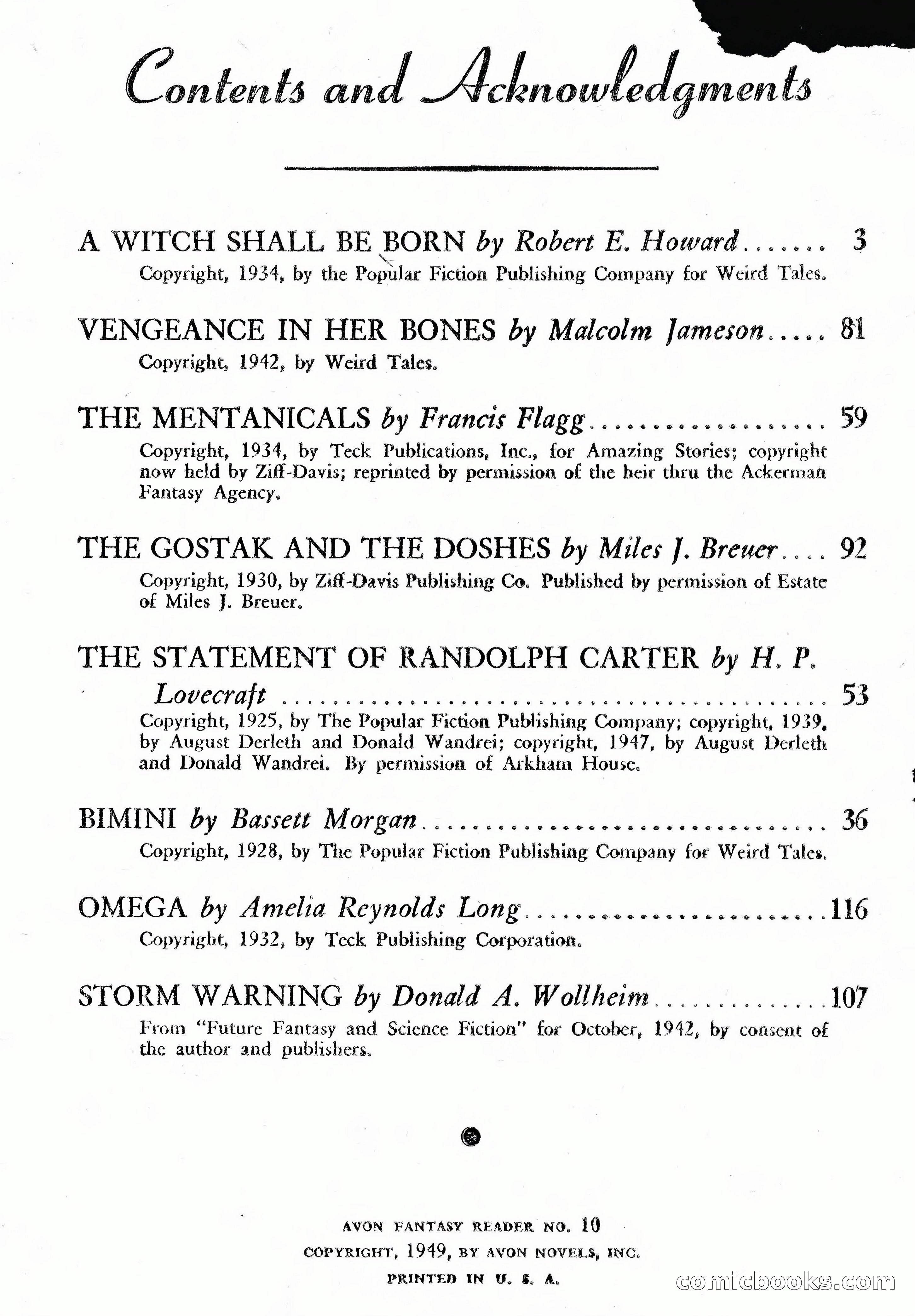 Avon Fantasy Reader No. 10 — page 4 of 133