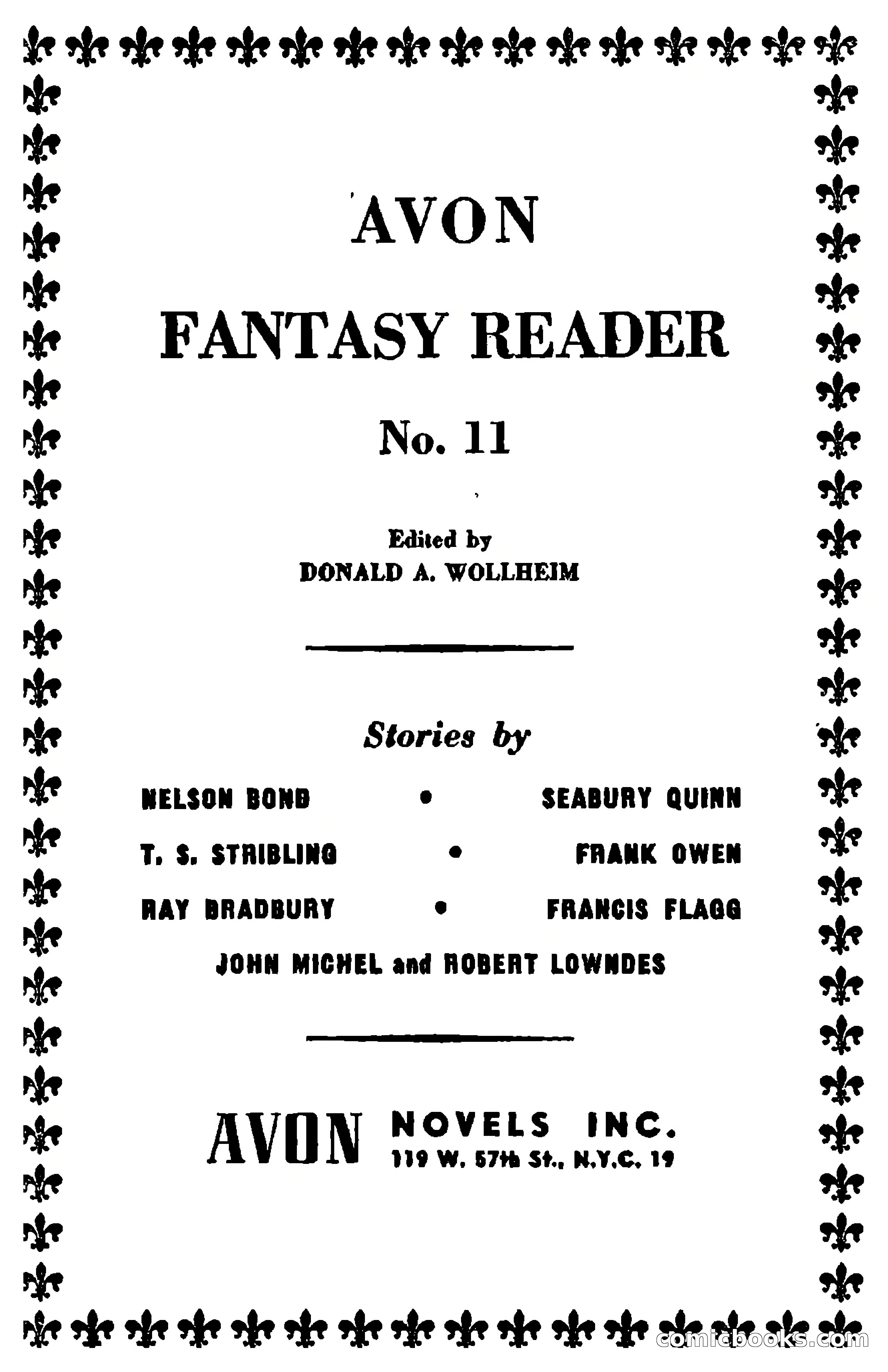 Avon Fantasy Reader No. 11 — page 3 of 132
