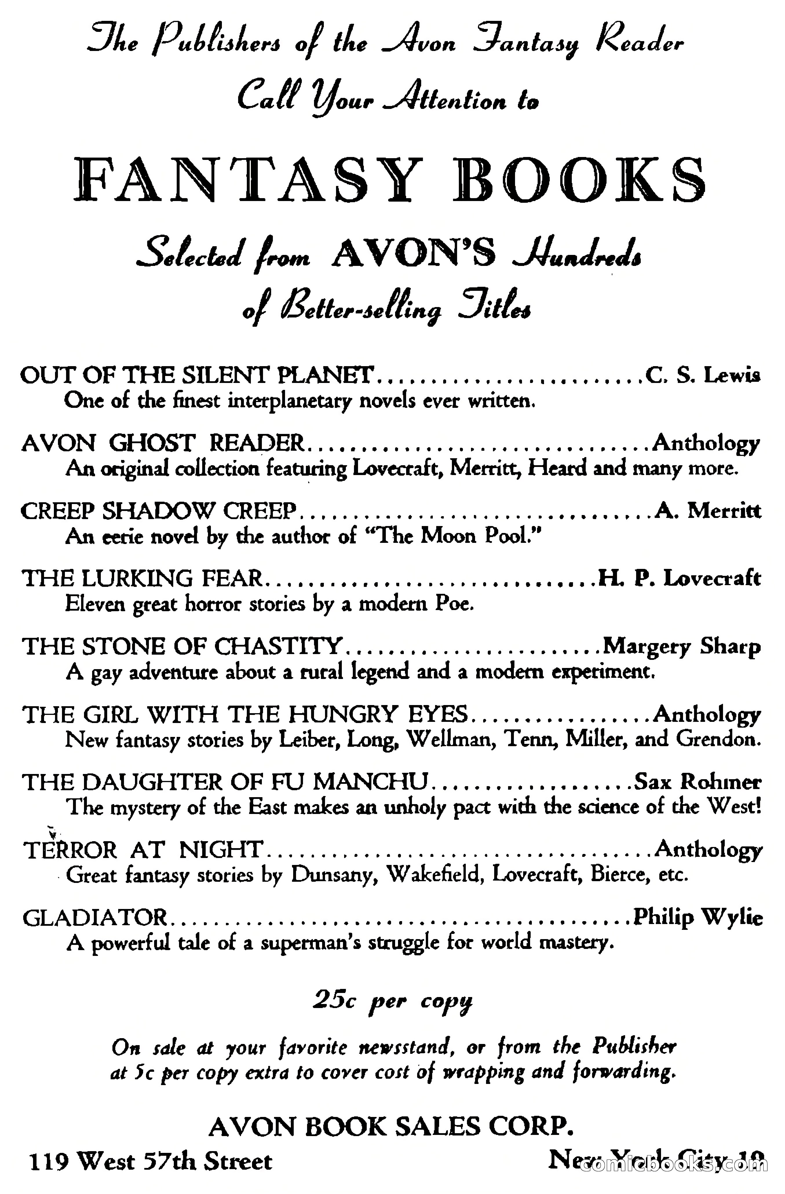 Avon Fantasy Reader No. 11 — page 129 of 132