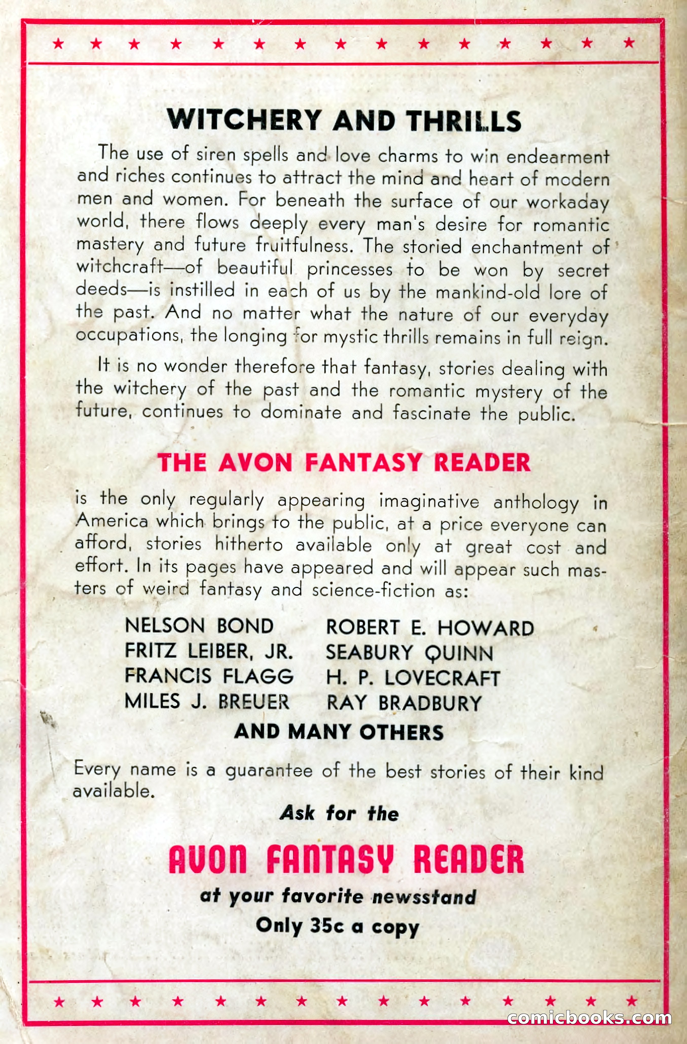 Avon Fantasy Reader No. 11 — page 132 of 132