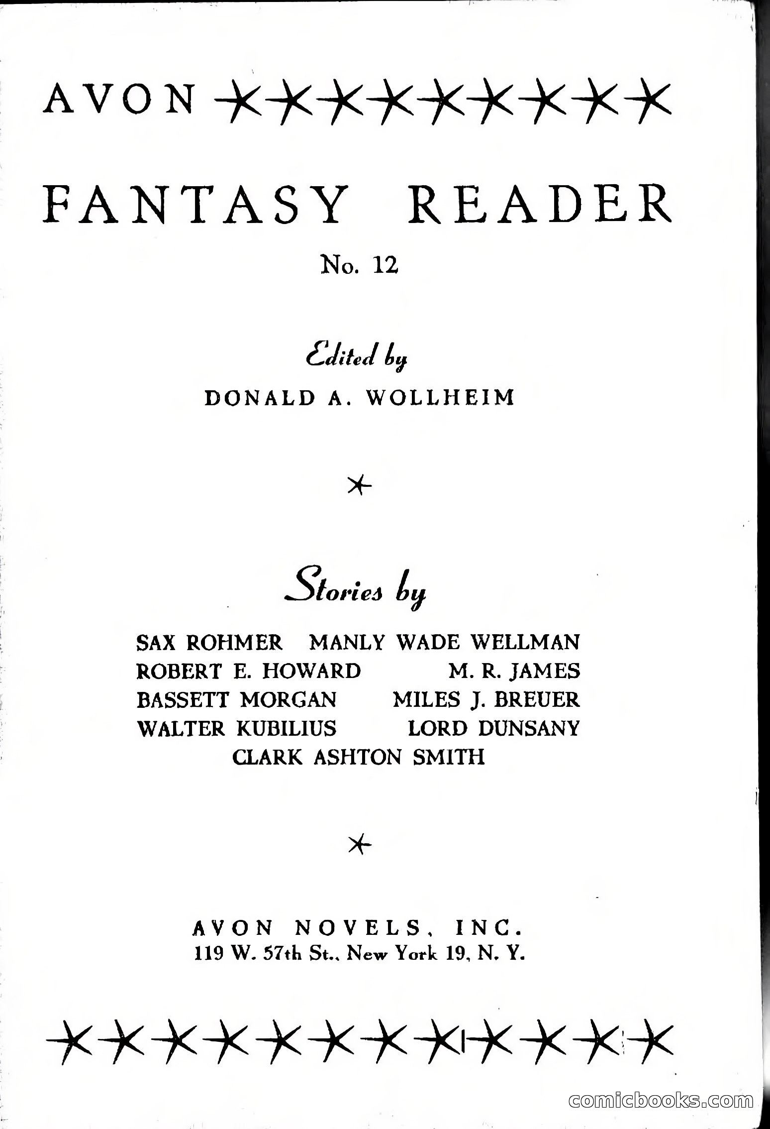 Avon Fantasy Reader No. 12 — page 3 of 132