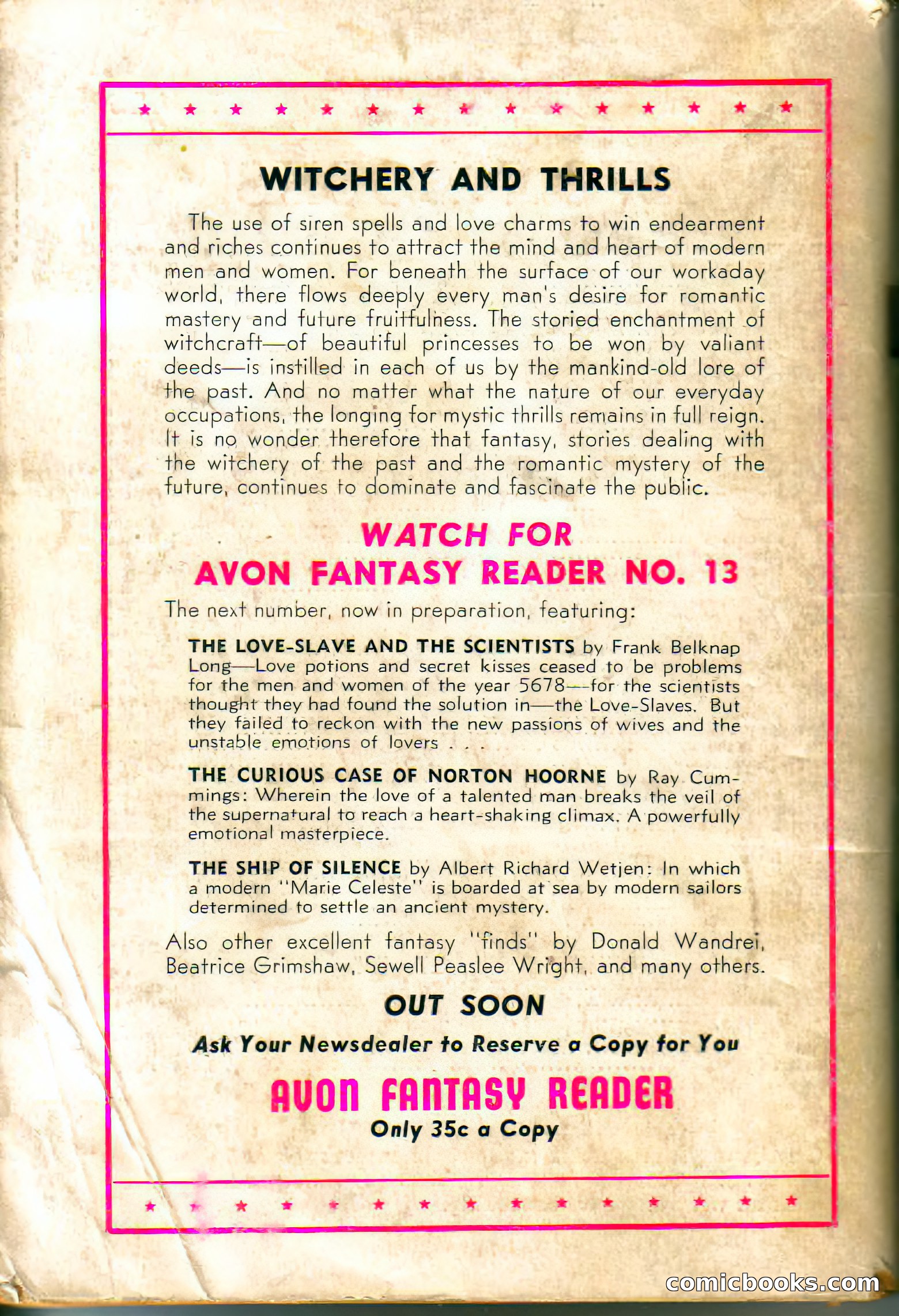 Avon Fantasy Reader No. 12 — page 132 of 132