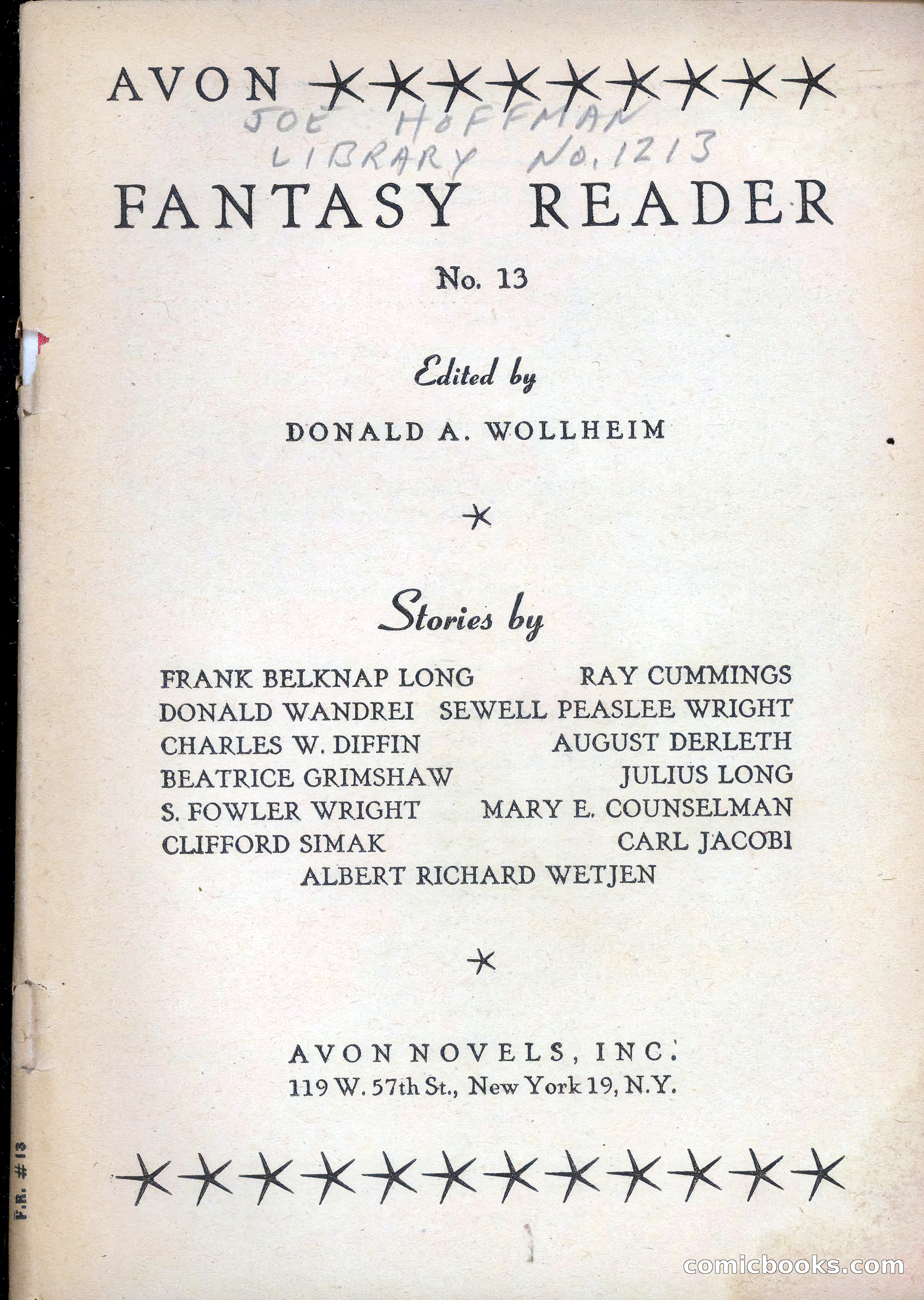 Avon Fantasy Reader No. 13 — page 3 of 132