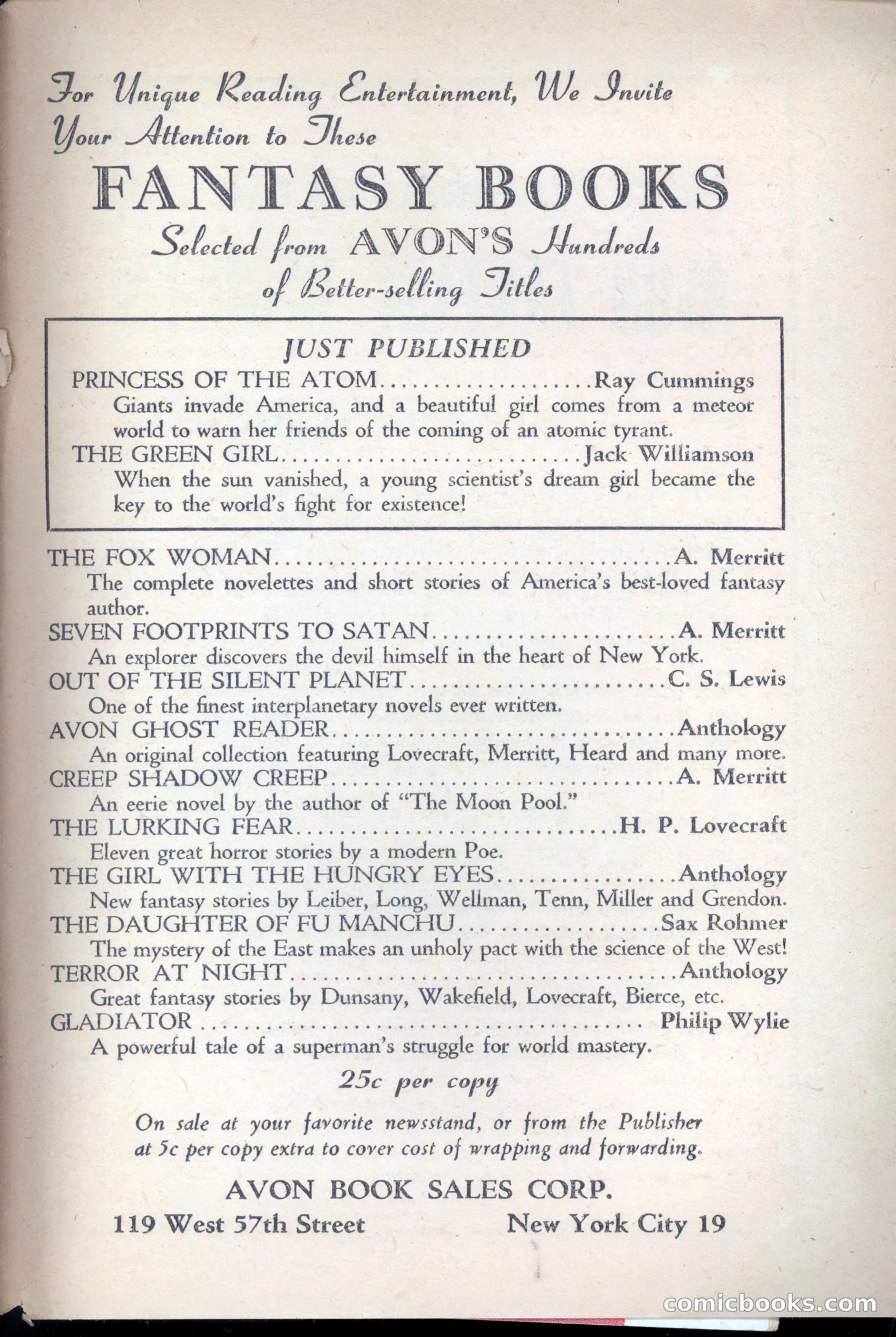 Avon Fantasy Reader No. 13 — page 129 of 132