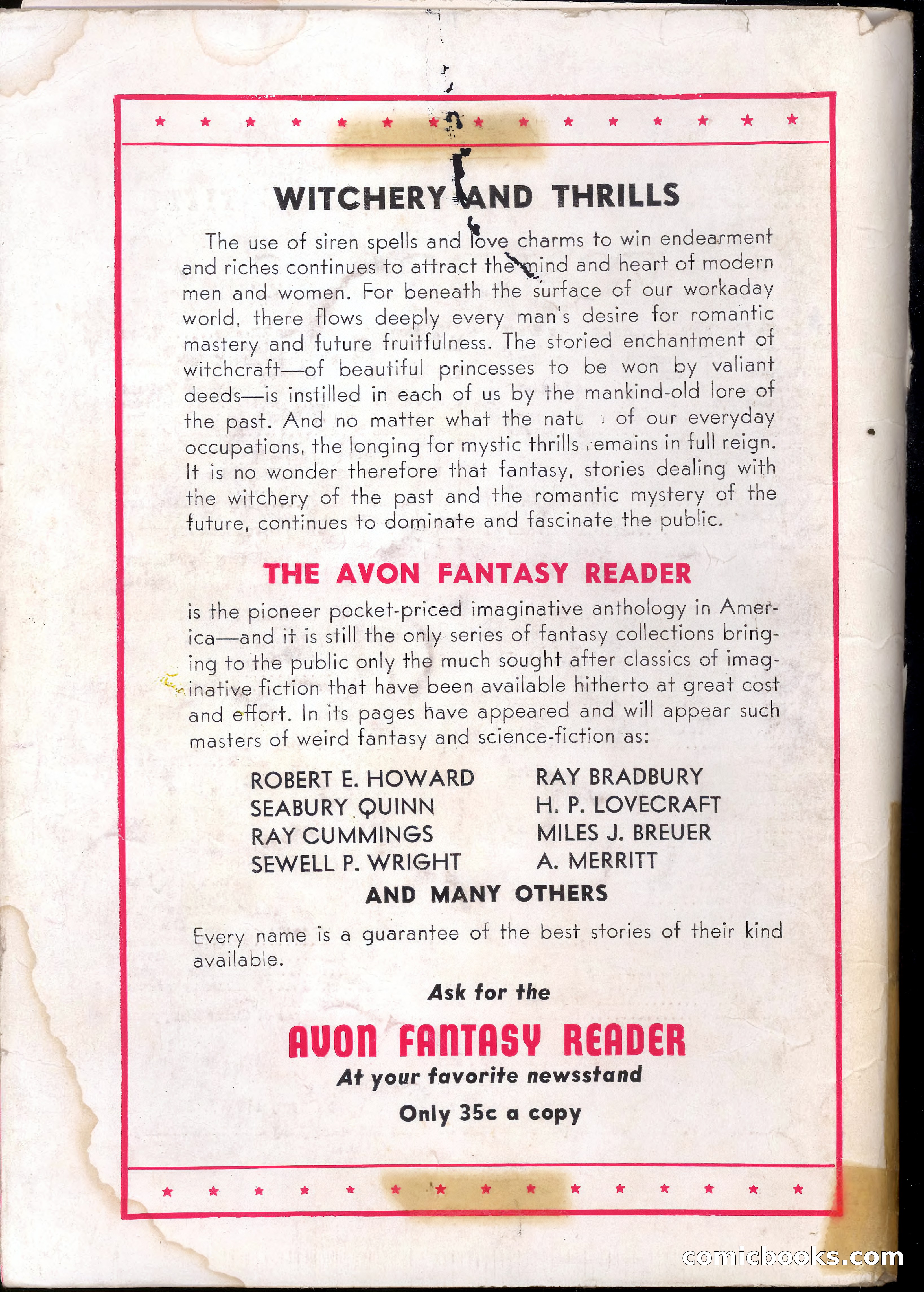 Avon Fantasy Reader No. 13 — page 132 of 132