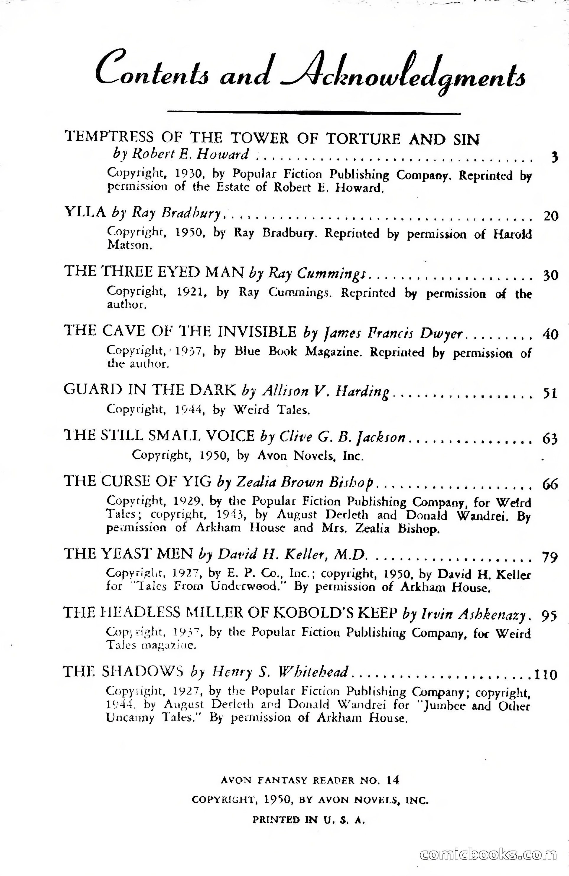 Avon Fantasy Reader No. 14 — page 4 of 132