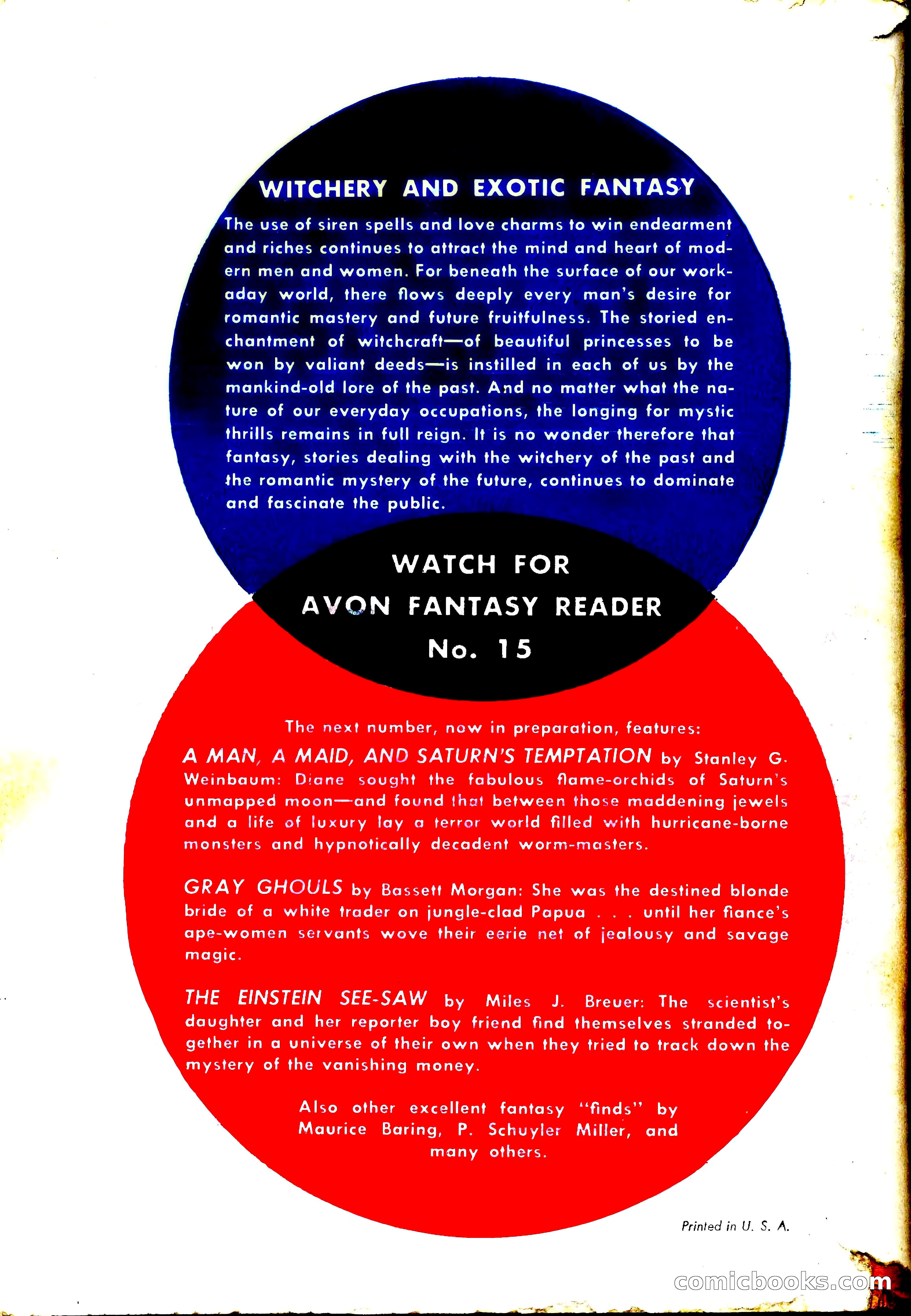 Avon Fantasy Reader No. 14 — page 132 of 132