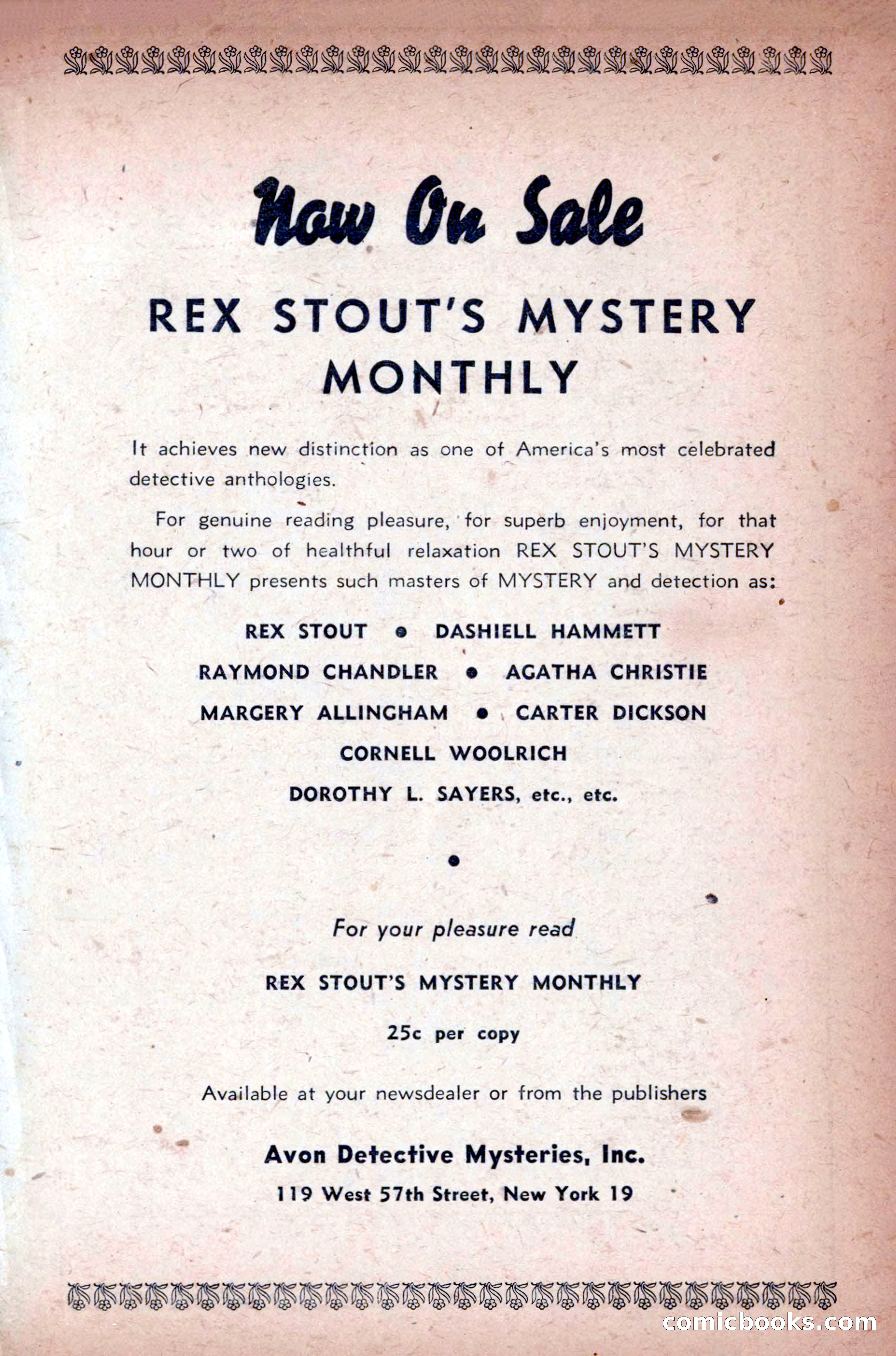 Avon Modern Short Story Monthly #36 — page 129 of 132