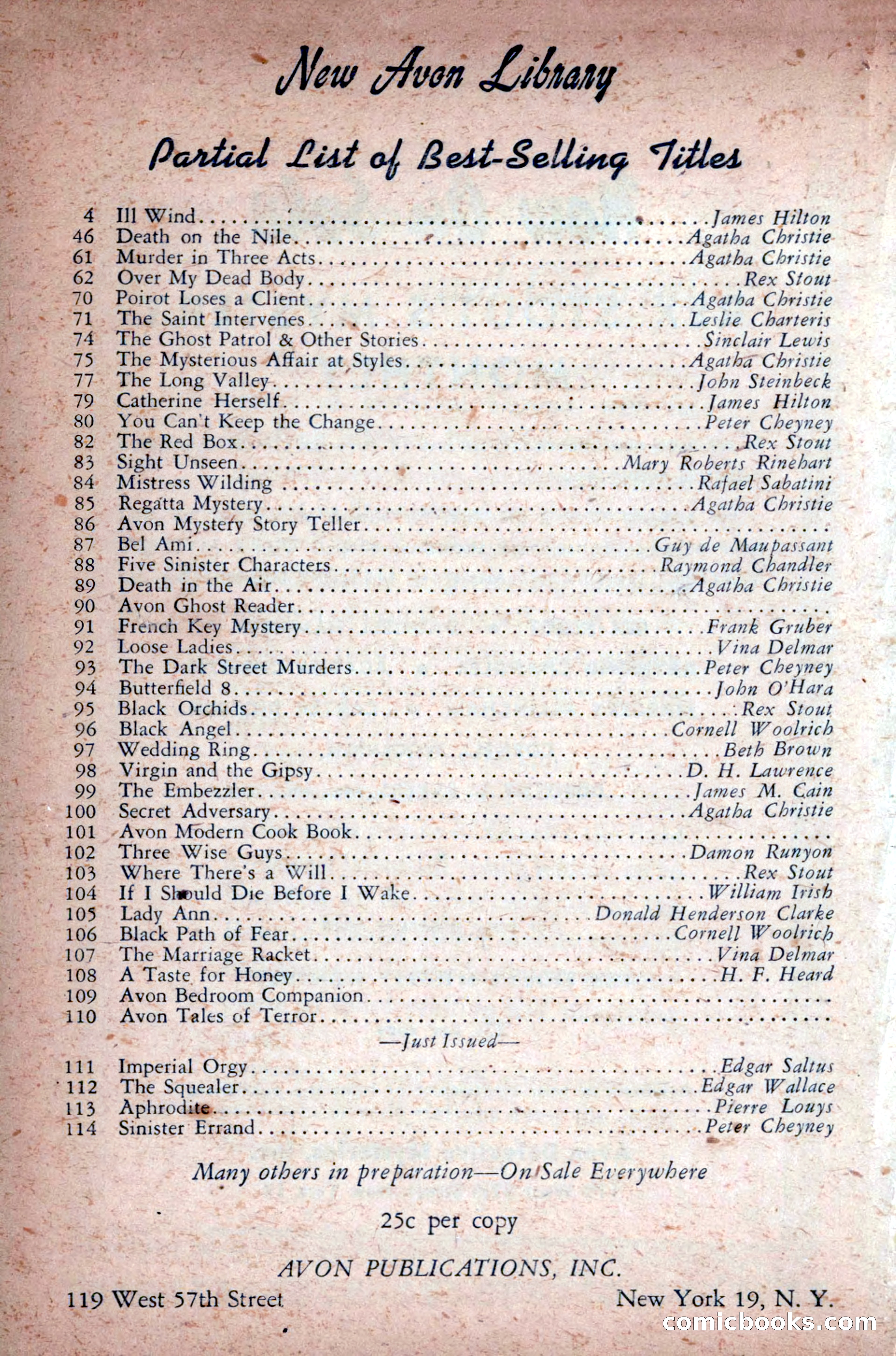 Avon Modern Short Story Monthly #36 — page 130 of 132
