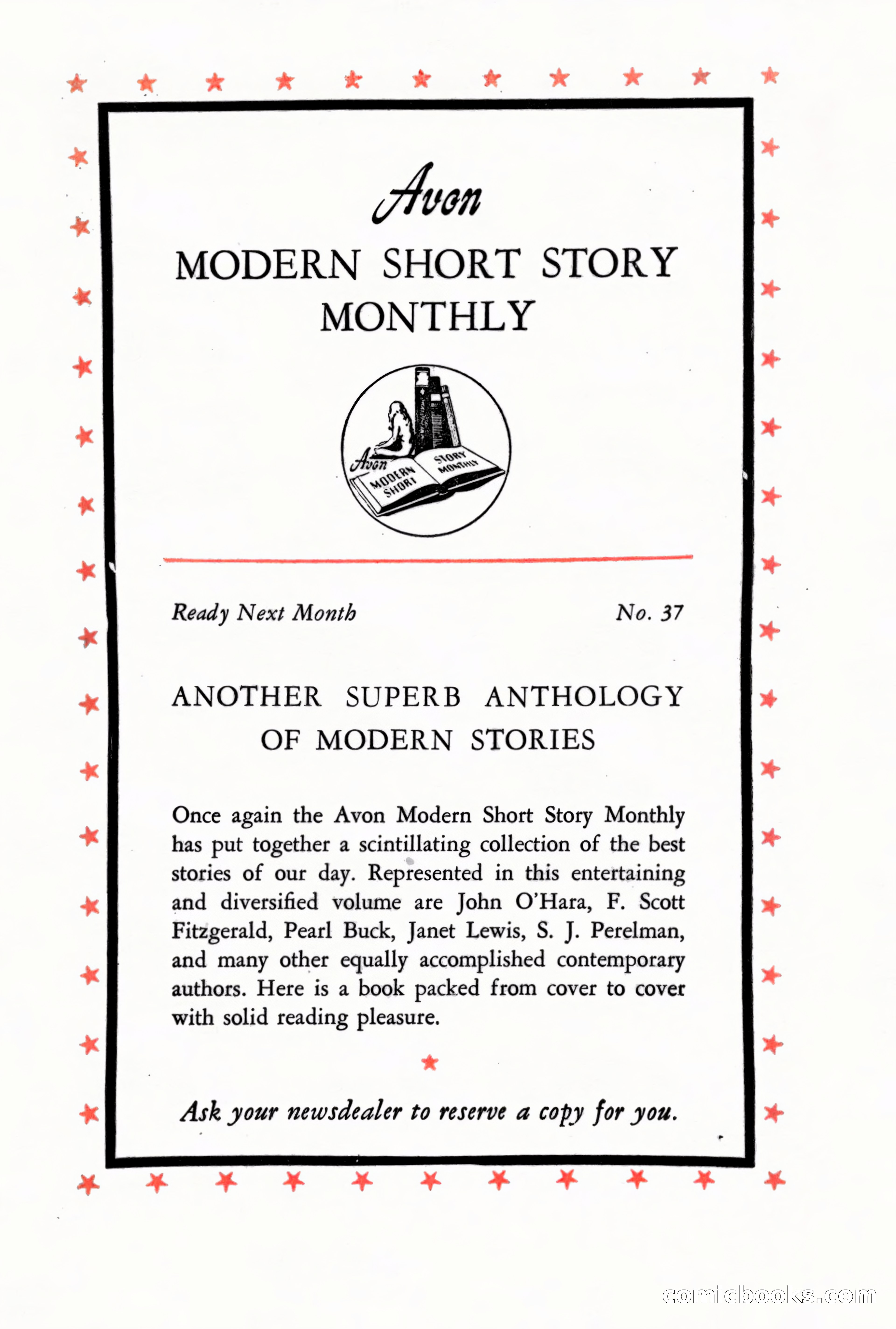 Avon Modern Short Story Monthly #36 — page 132 of 132