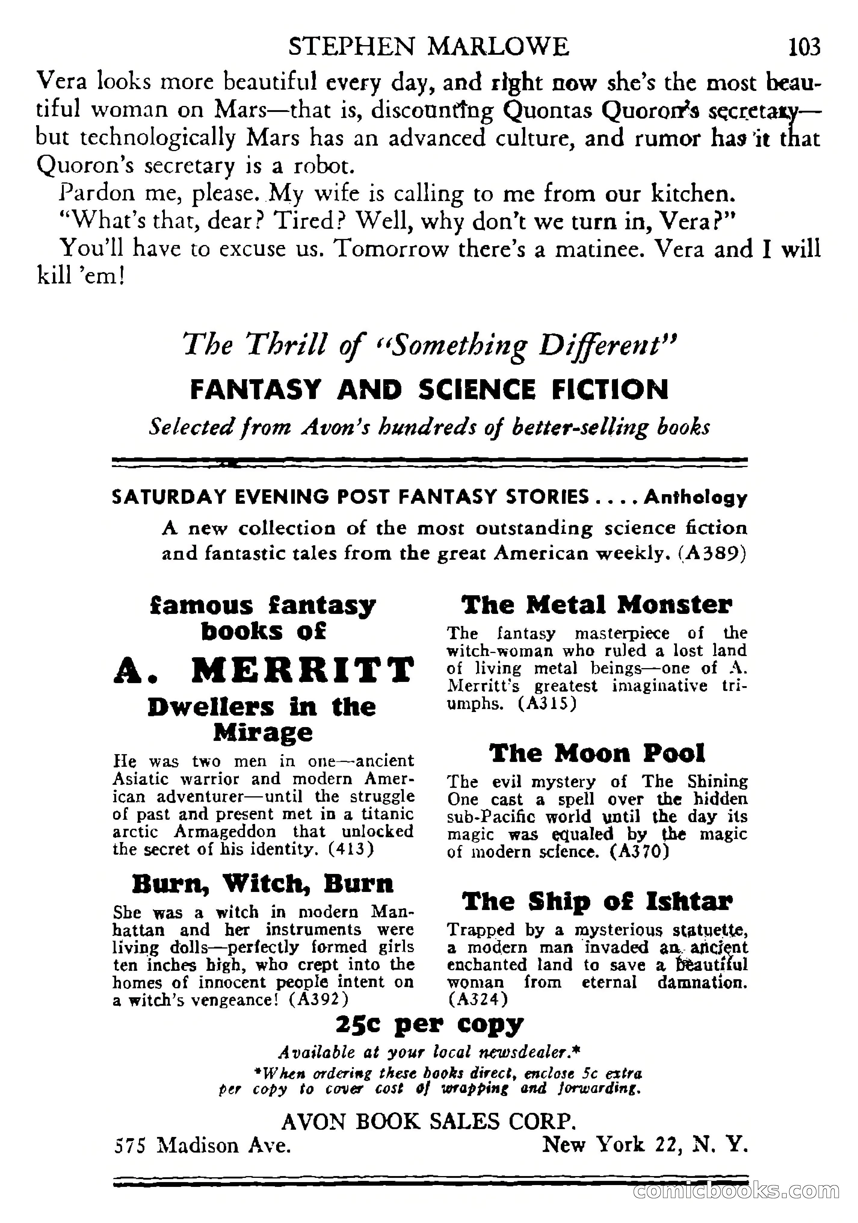 Avon Science Fiction and Fantasy Reader — page 105 of 133