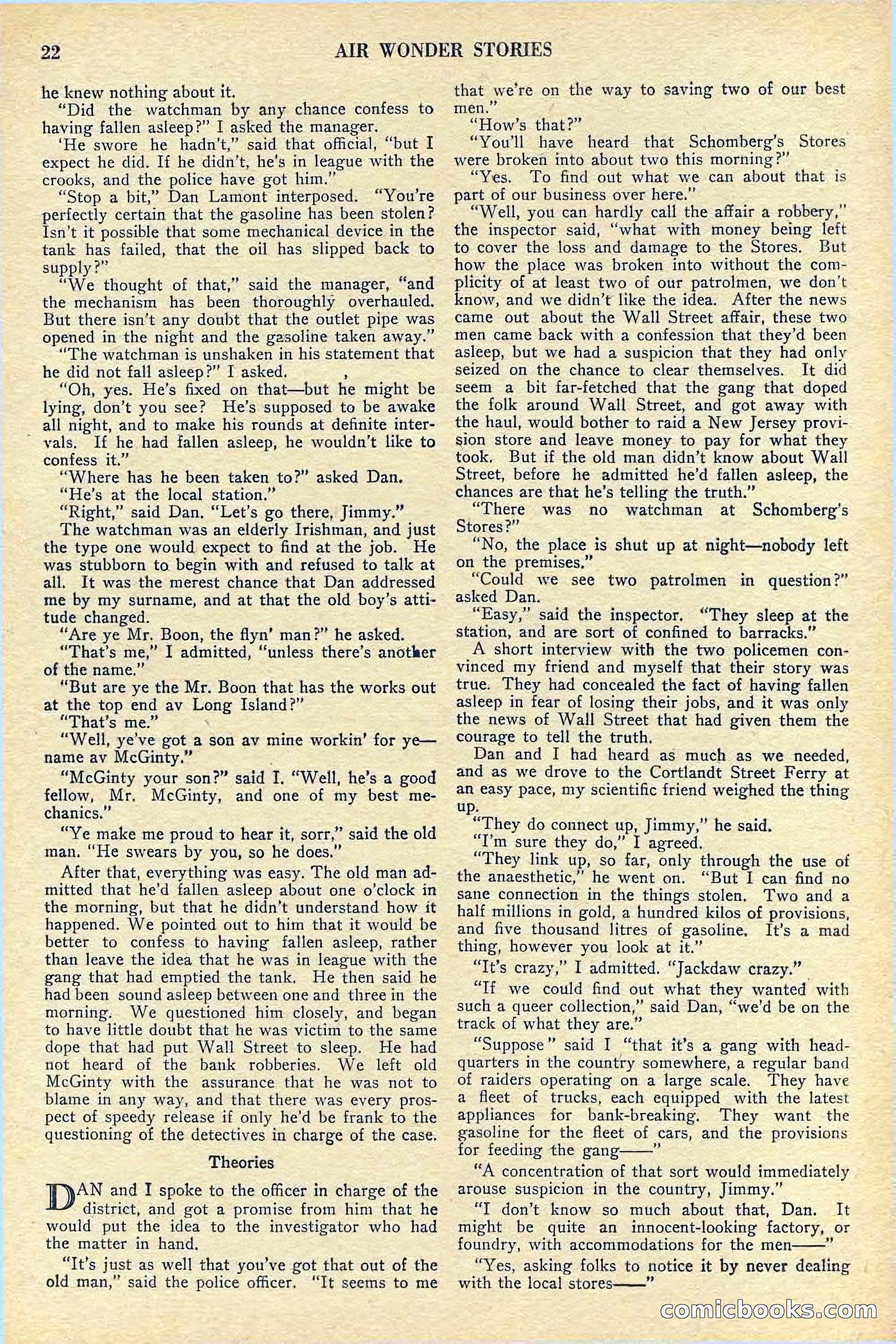 Air Wonder Stories, July 1929 — page 24 of 100
