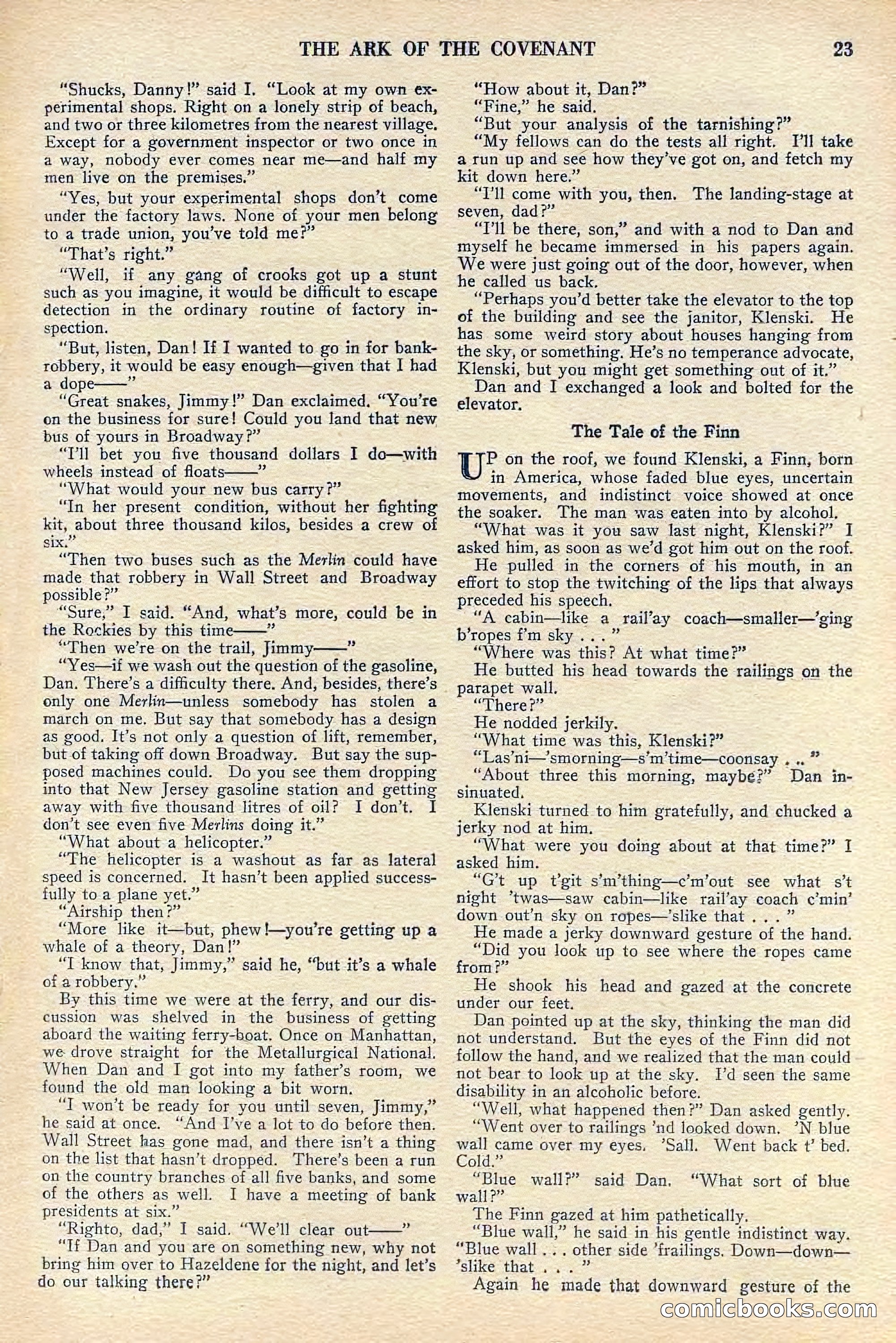 Air Wonder Stories, July 1929 — page 25 of 100