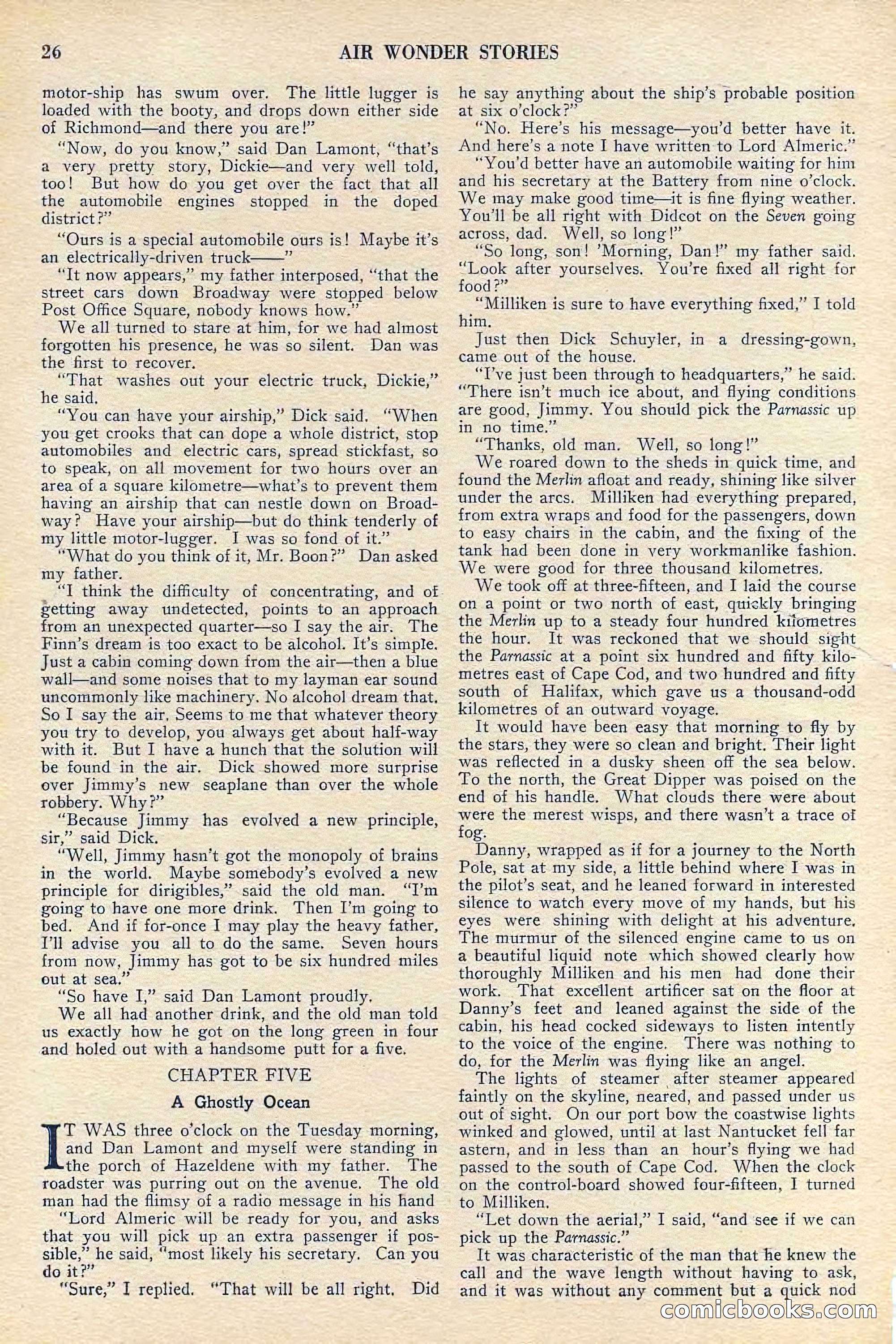 Air Wonder Stories, July 1929 — page 28 of 100