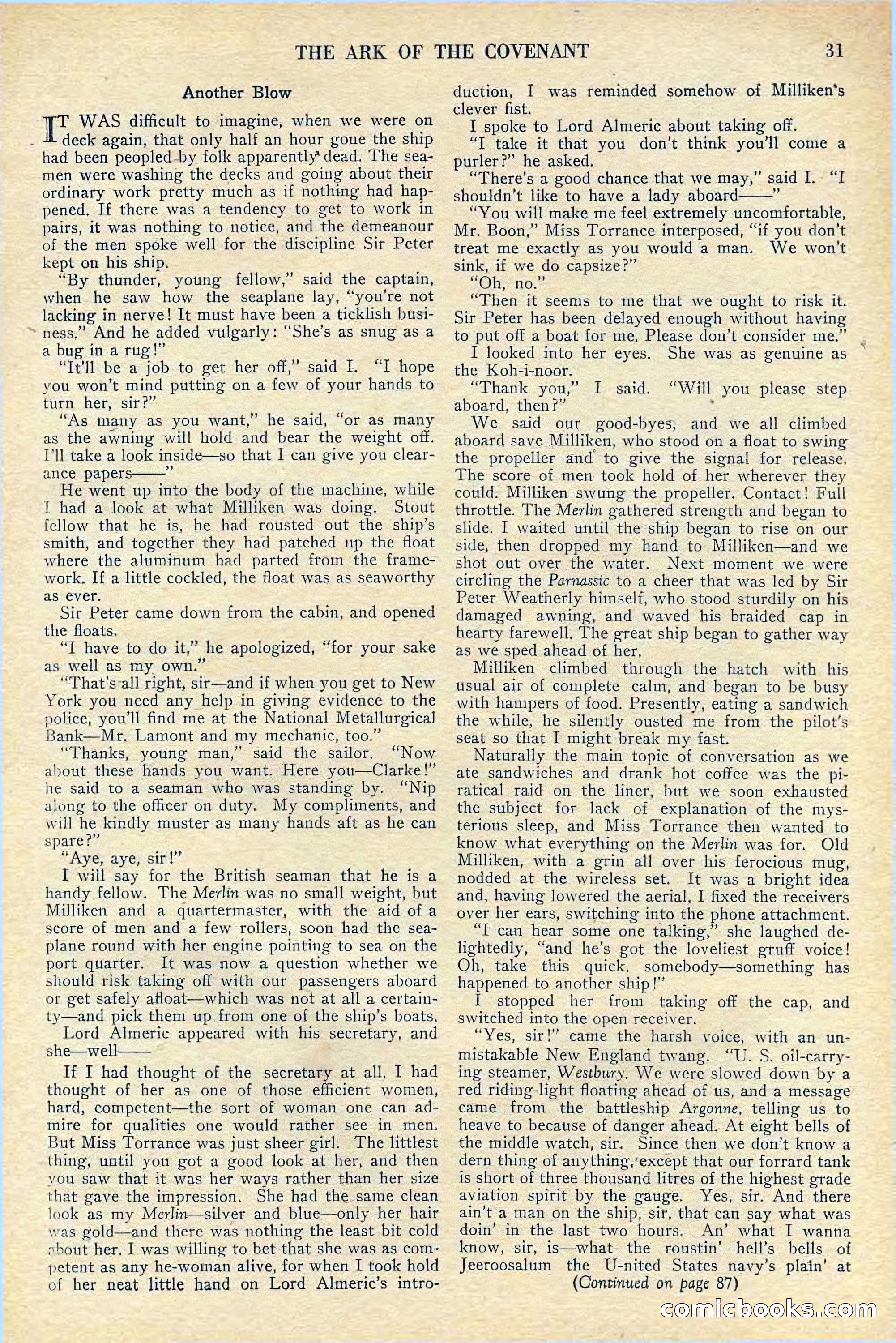 Air Wonder Stories, July 1929 — page 33 of 100