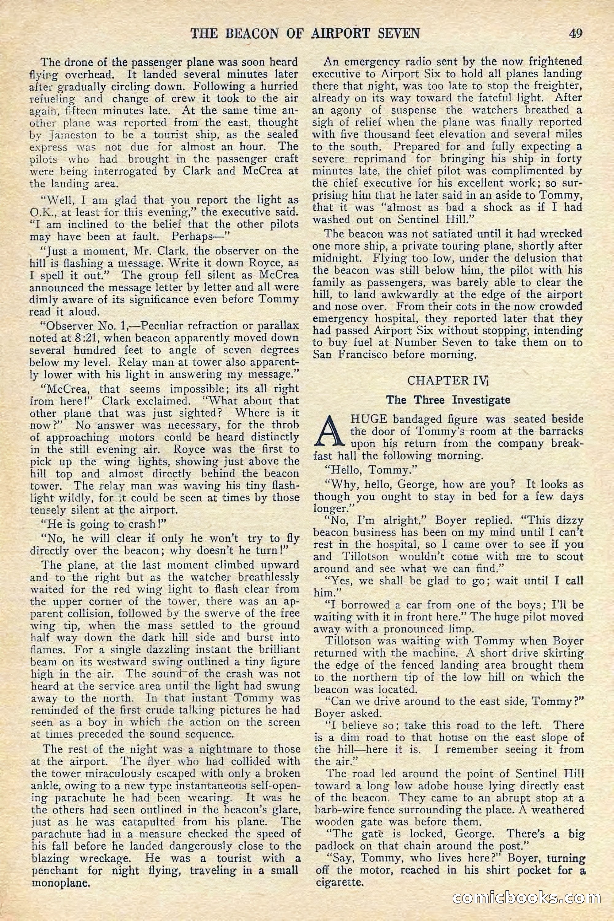 Air Wonder Stories, July 1929 — page 51 of 100