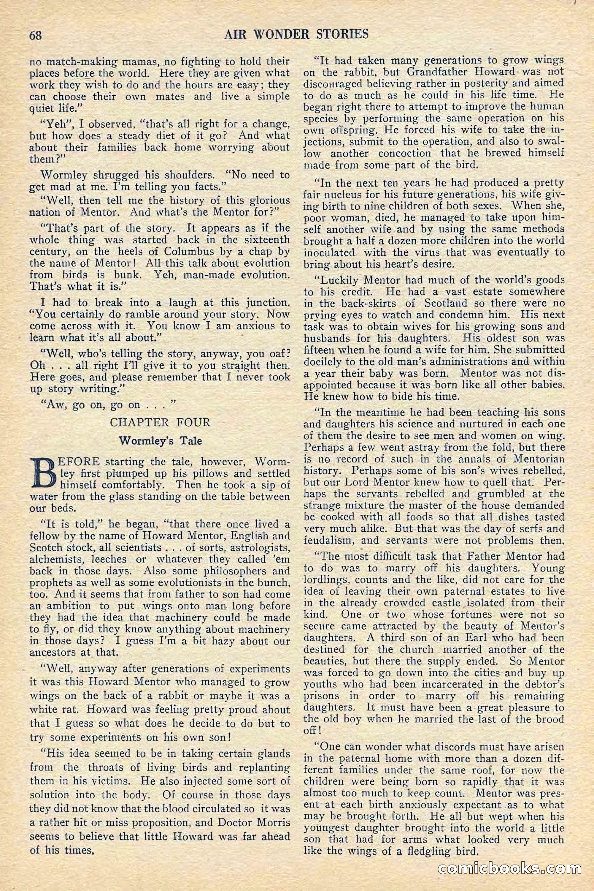 Air Wonder Stories, July 1929 — page 70 of 100
