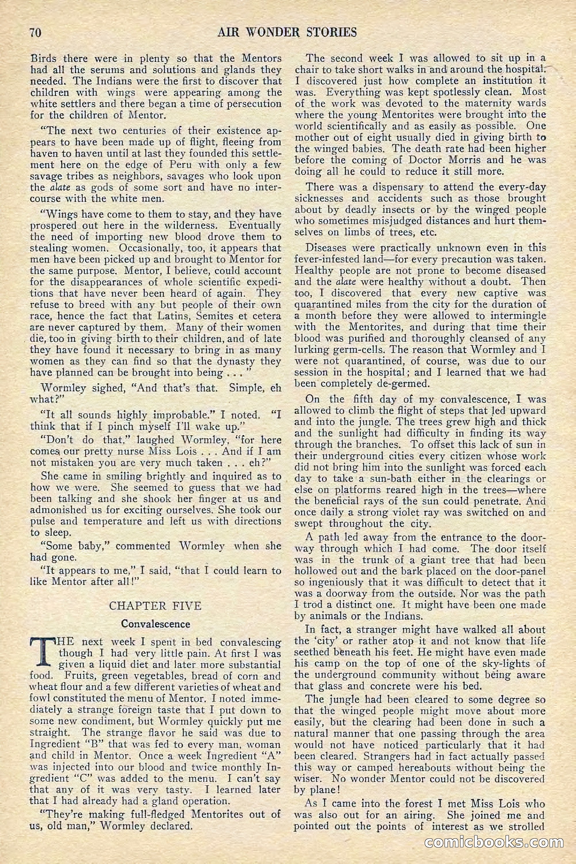 Air Wonder Stories, July 1929 — page 72 of 100