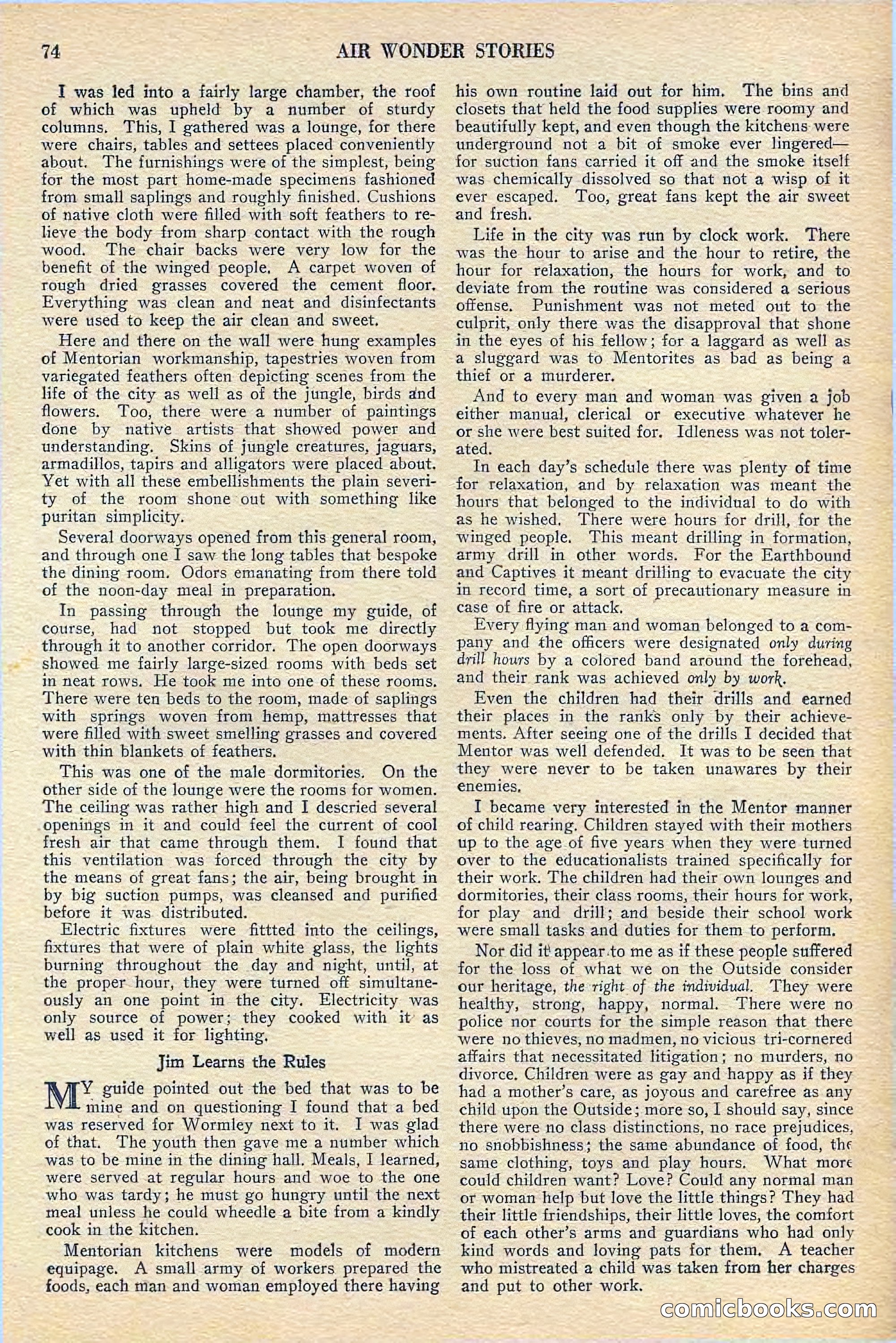 Air Wonder Stories, July 1929 — page 76 of 100