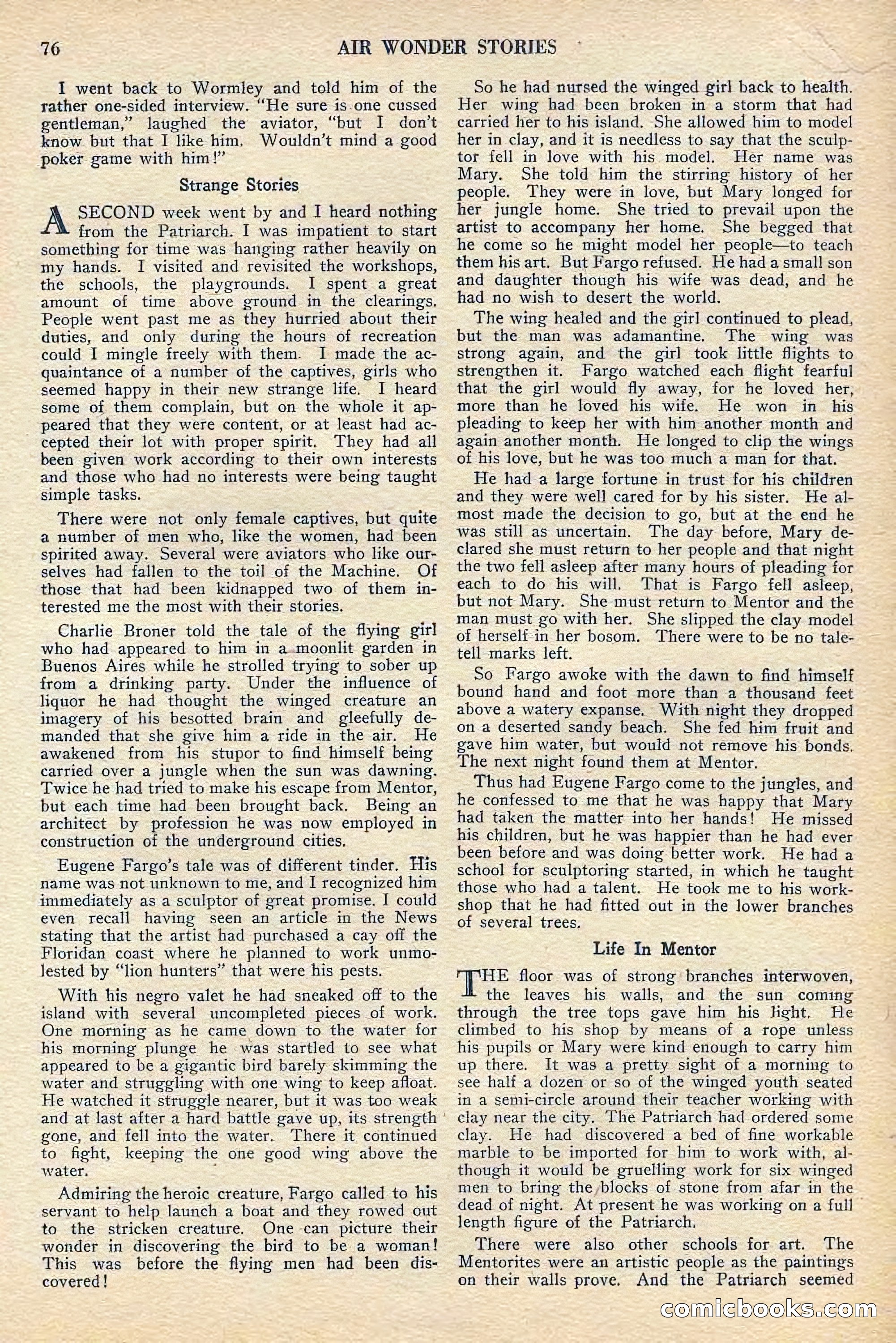 Air Wonder Stories, July 1929 — page 78 of 100