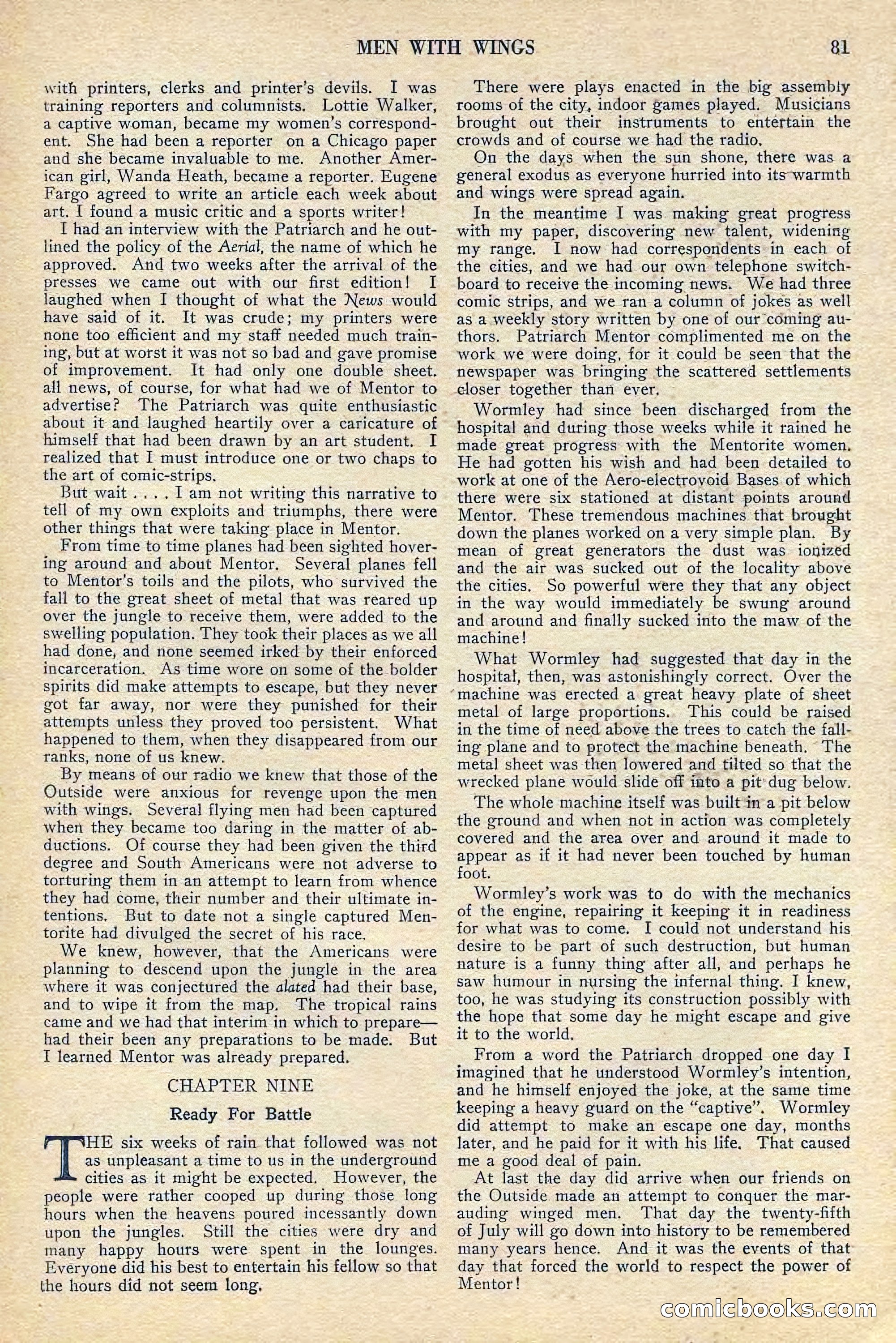 Air Wonder Stories, July 1929 — page 83 of 100