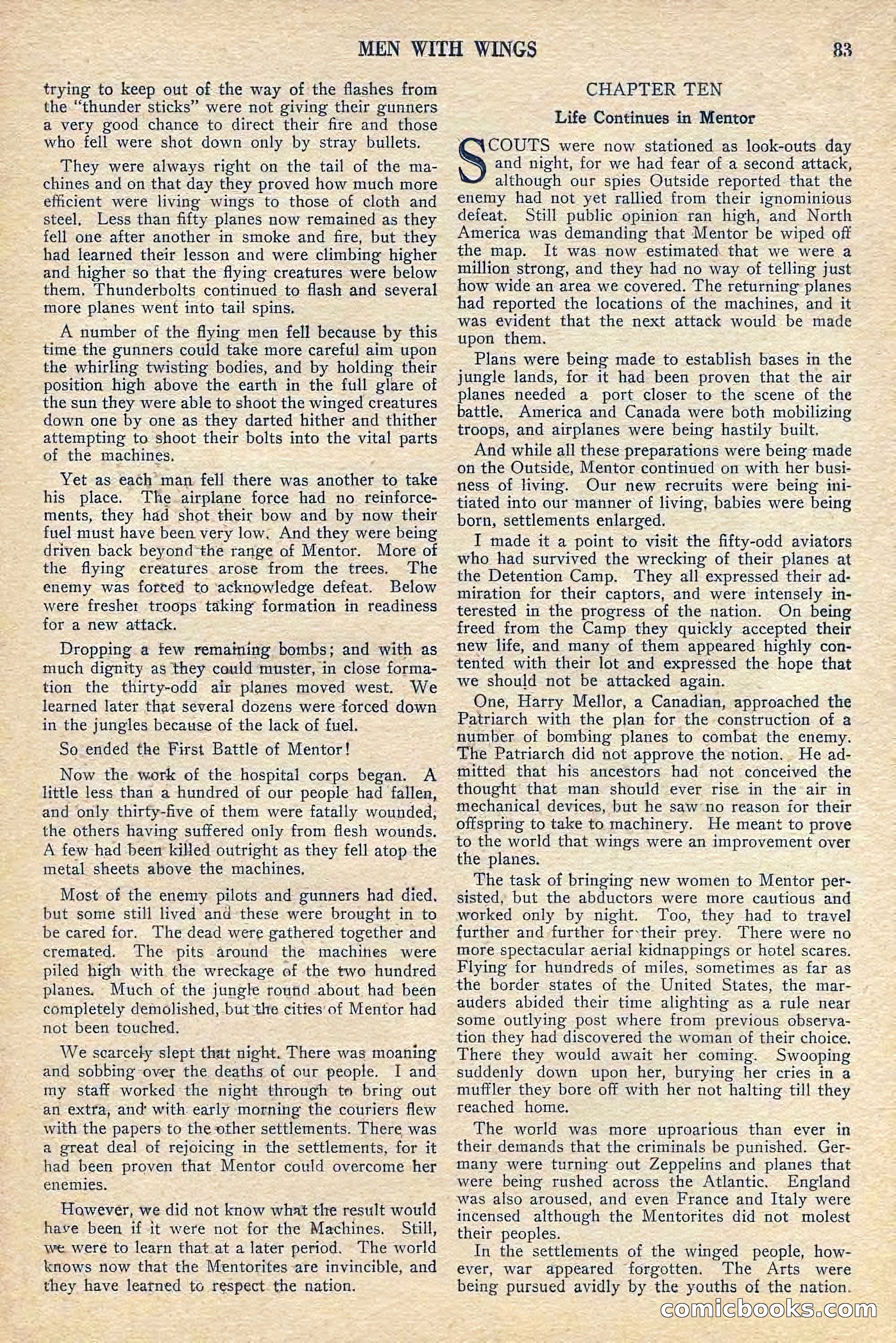 Air Wonder Stories, July 1929 — page 85 of 100