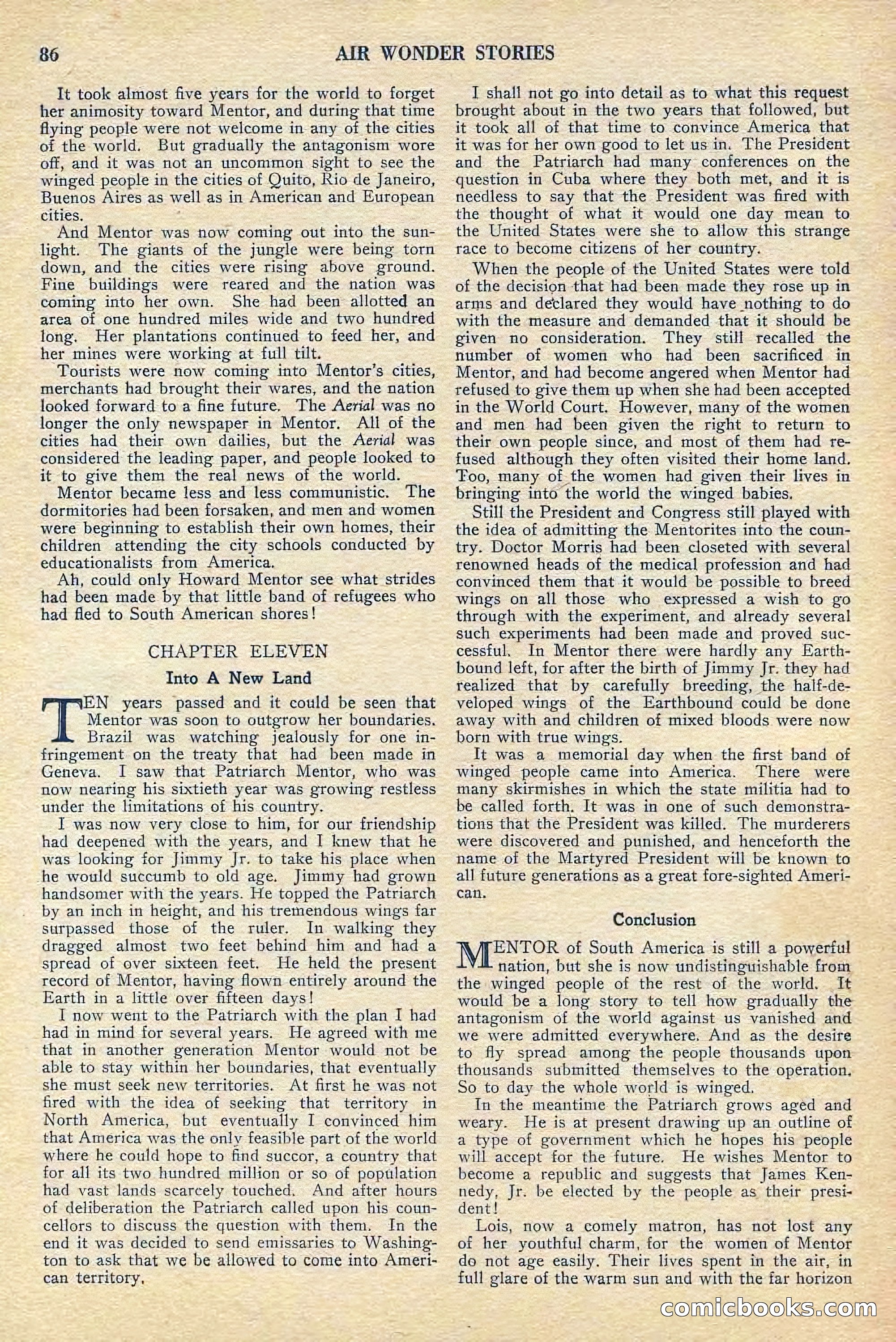 Air Wonder Stories, July 1929 — page 88 of 100