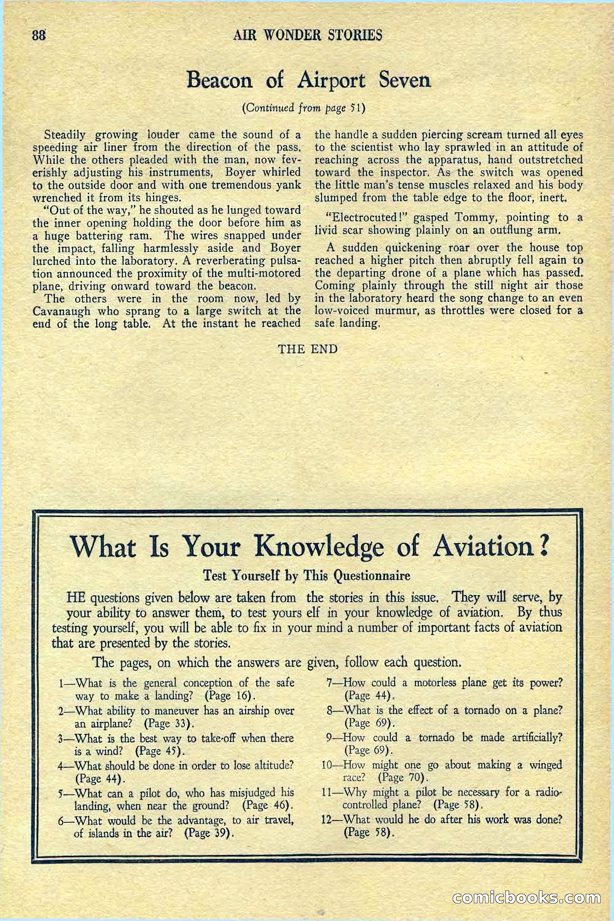 Air Wonder Stories, July 1929 — page 90 of 100