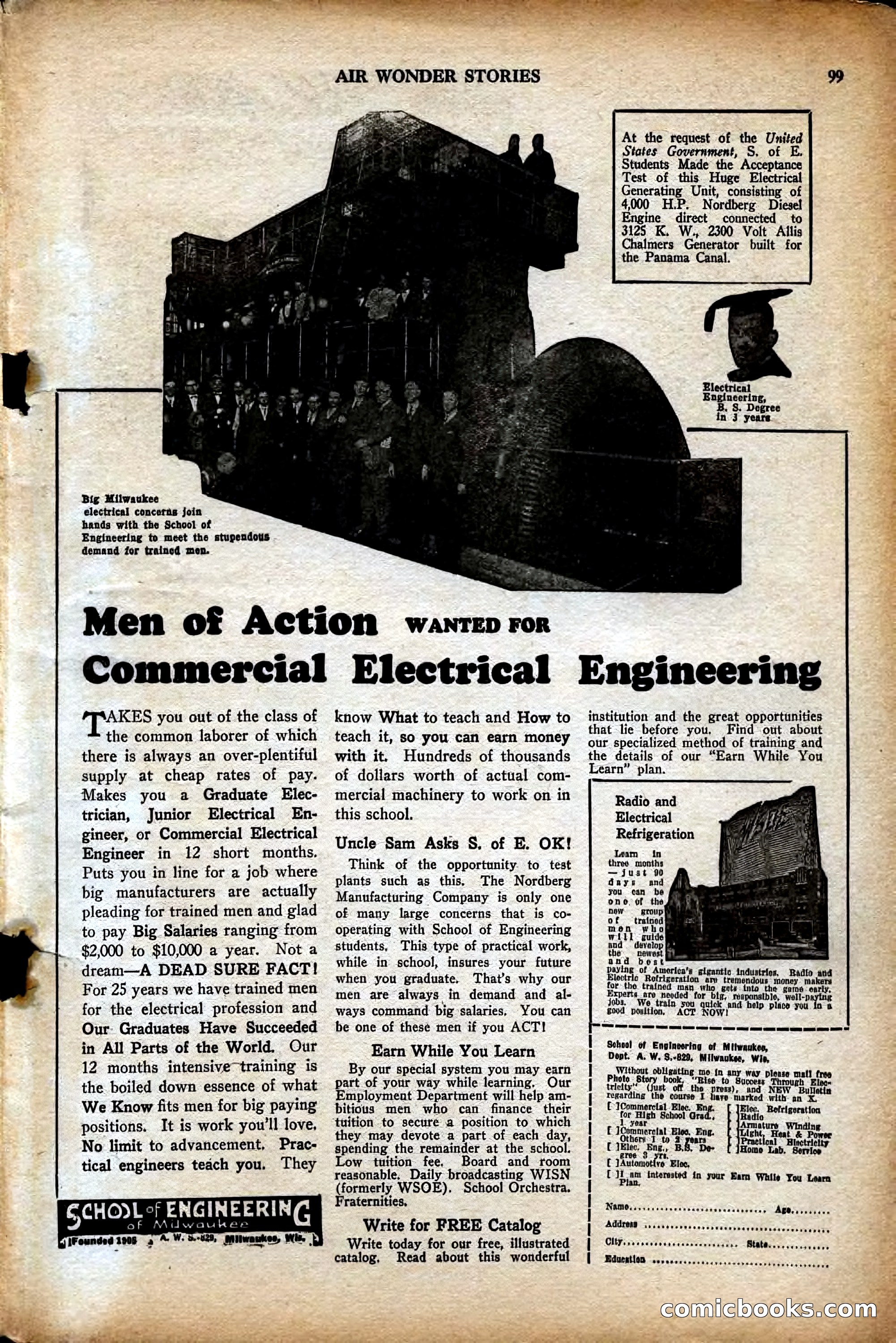 Air Wonder Stories, August 1929 — page 5 of 95