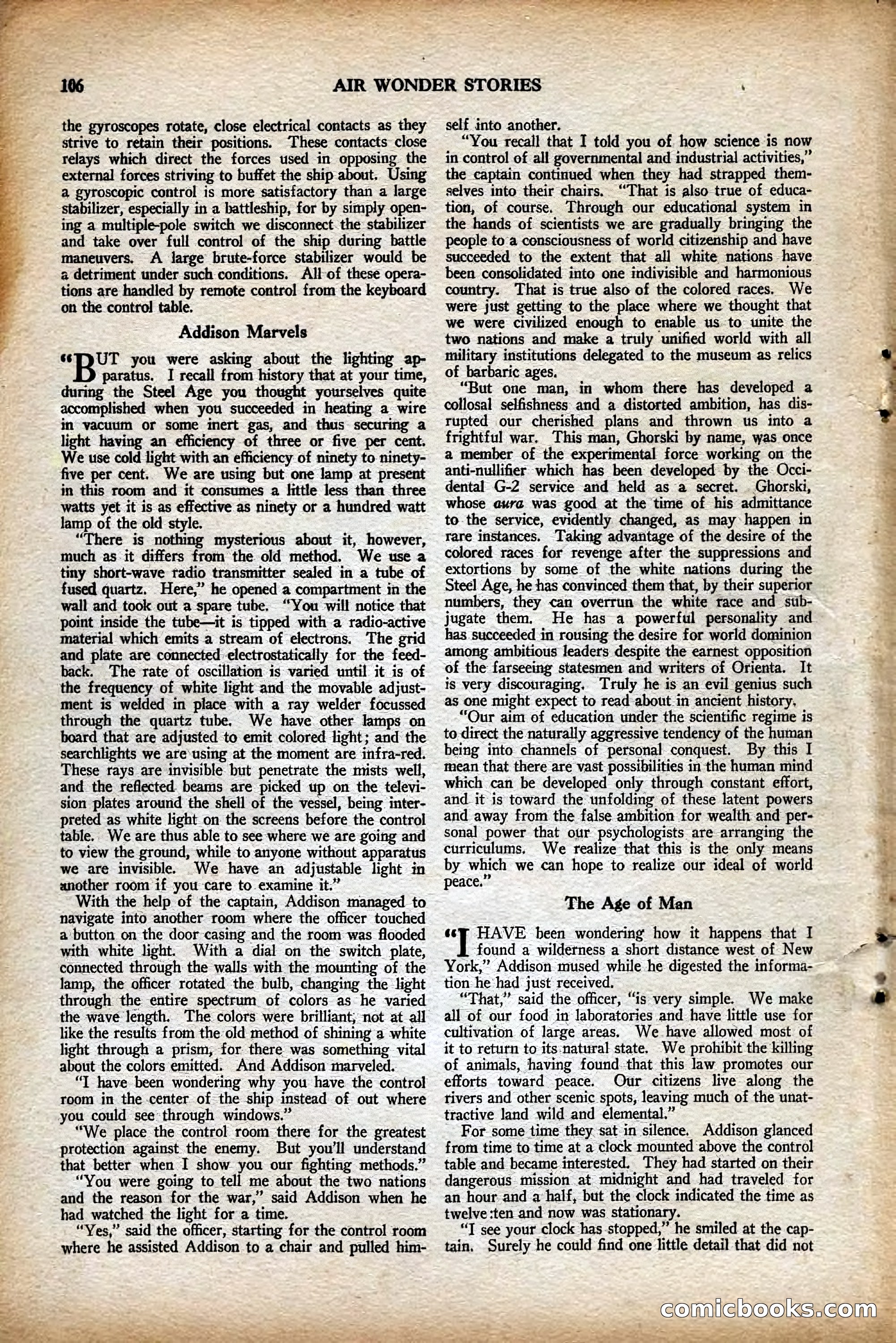 Air Wonder Stories, August 1929 — page 12 of 95