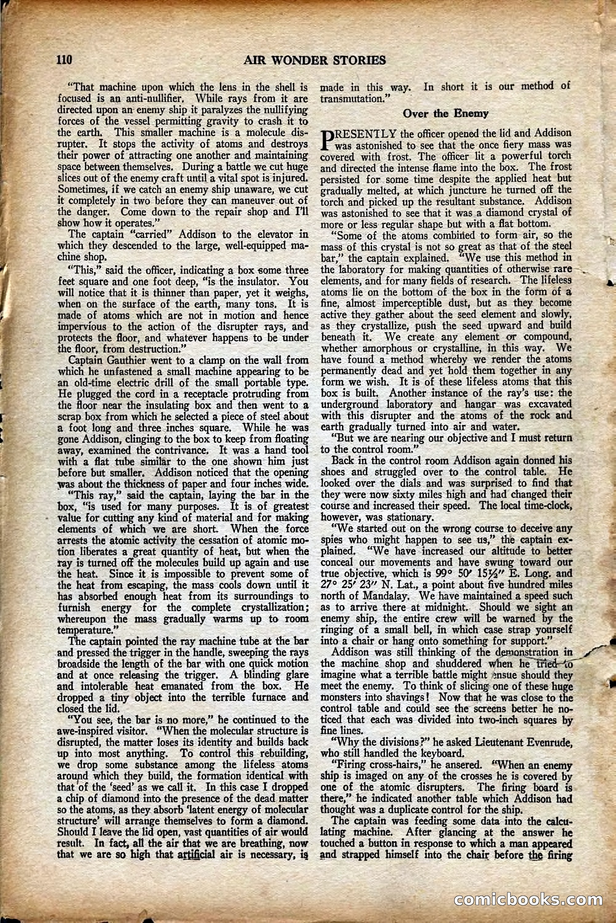 Air Wonder Stories, August 1929 — page 16 of 95